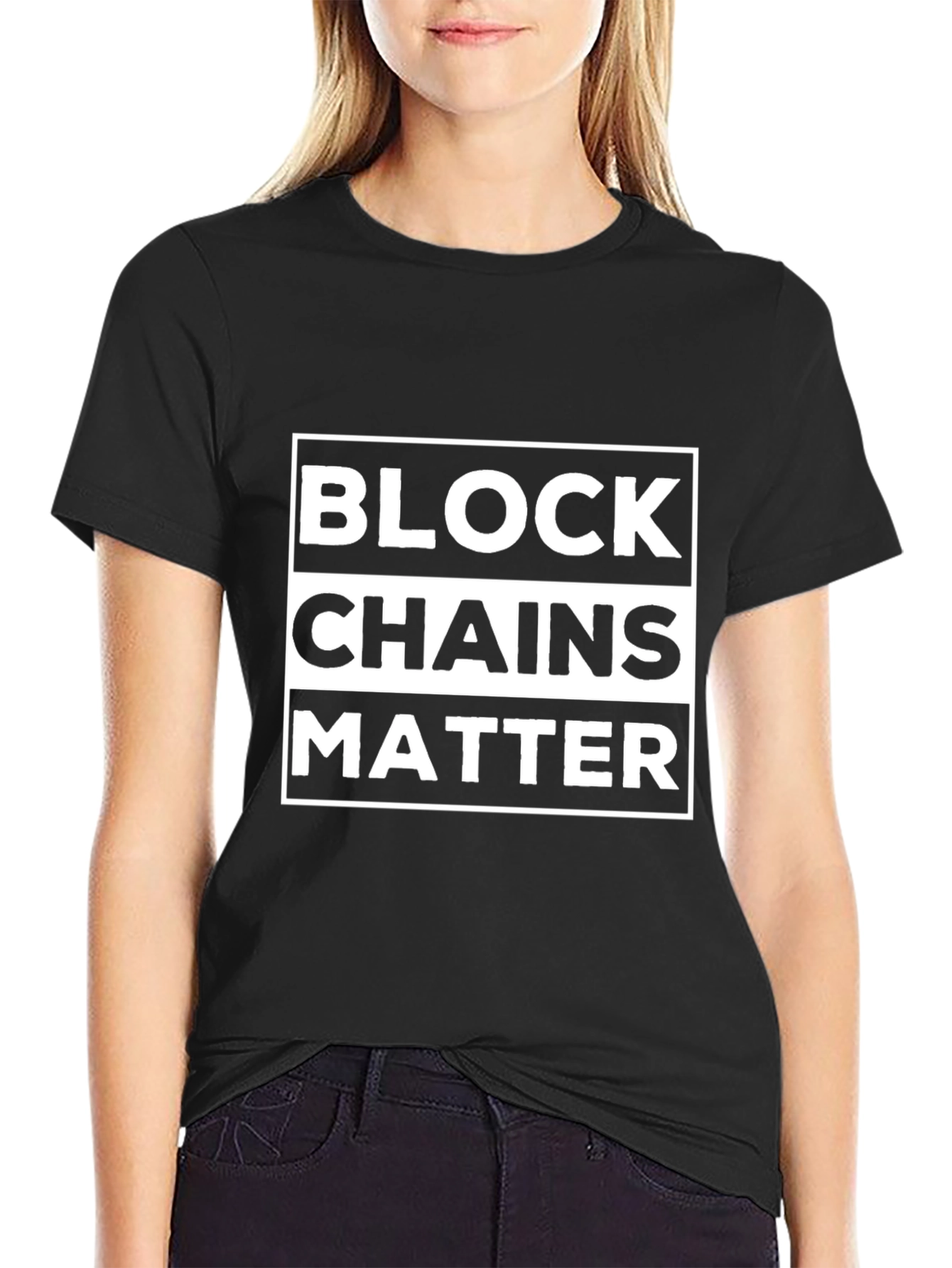 Blockchains Matter T-Shirt - Black