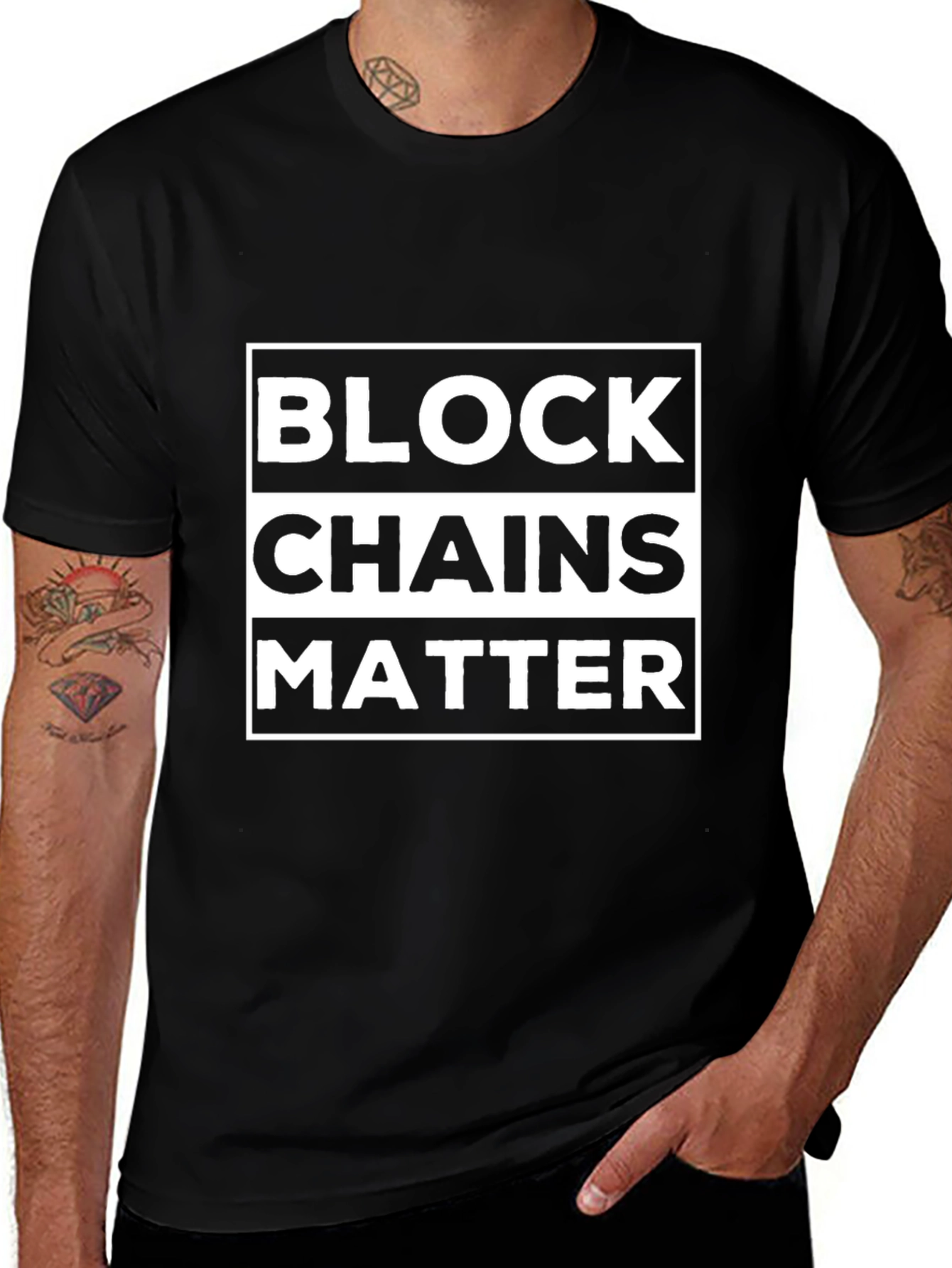 Blockchains Matter T-Shirt - Black