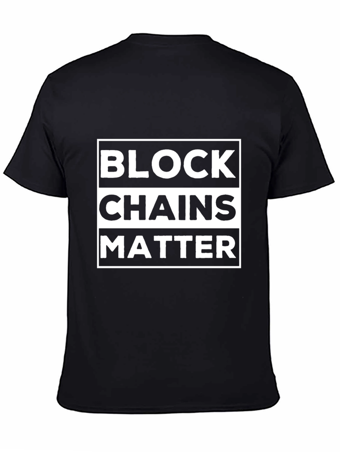 Blockchains Matter T-Shirt - Black