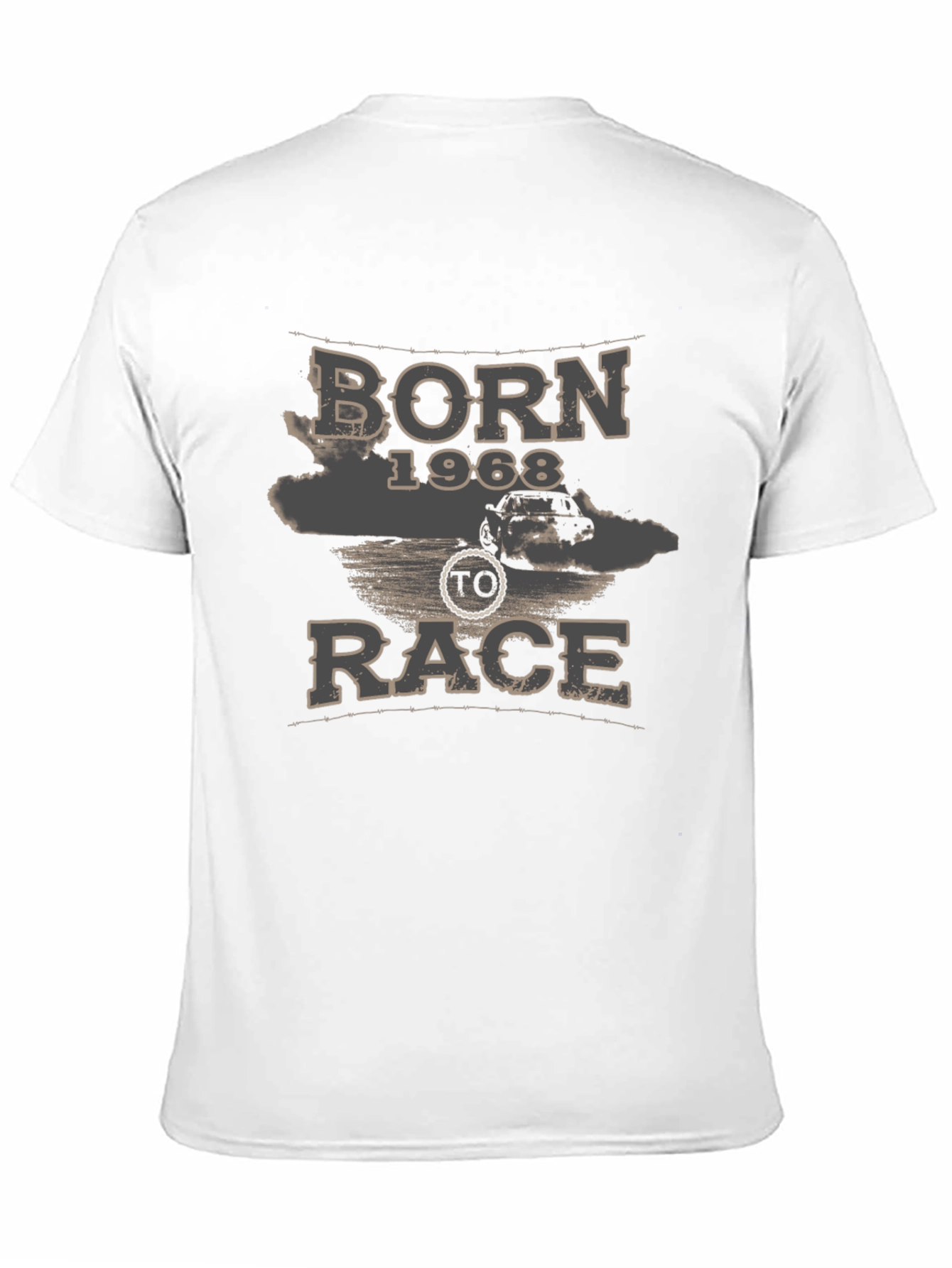 Born 1968 To Race Graphic Tee