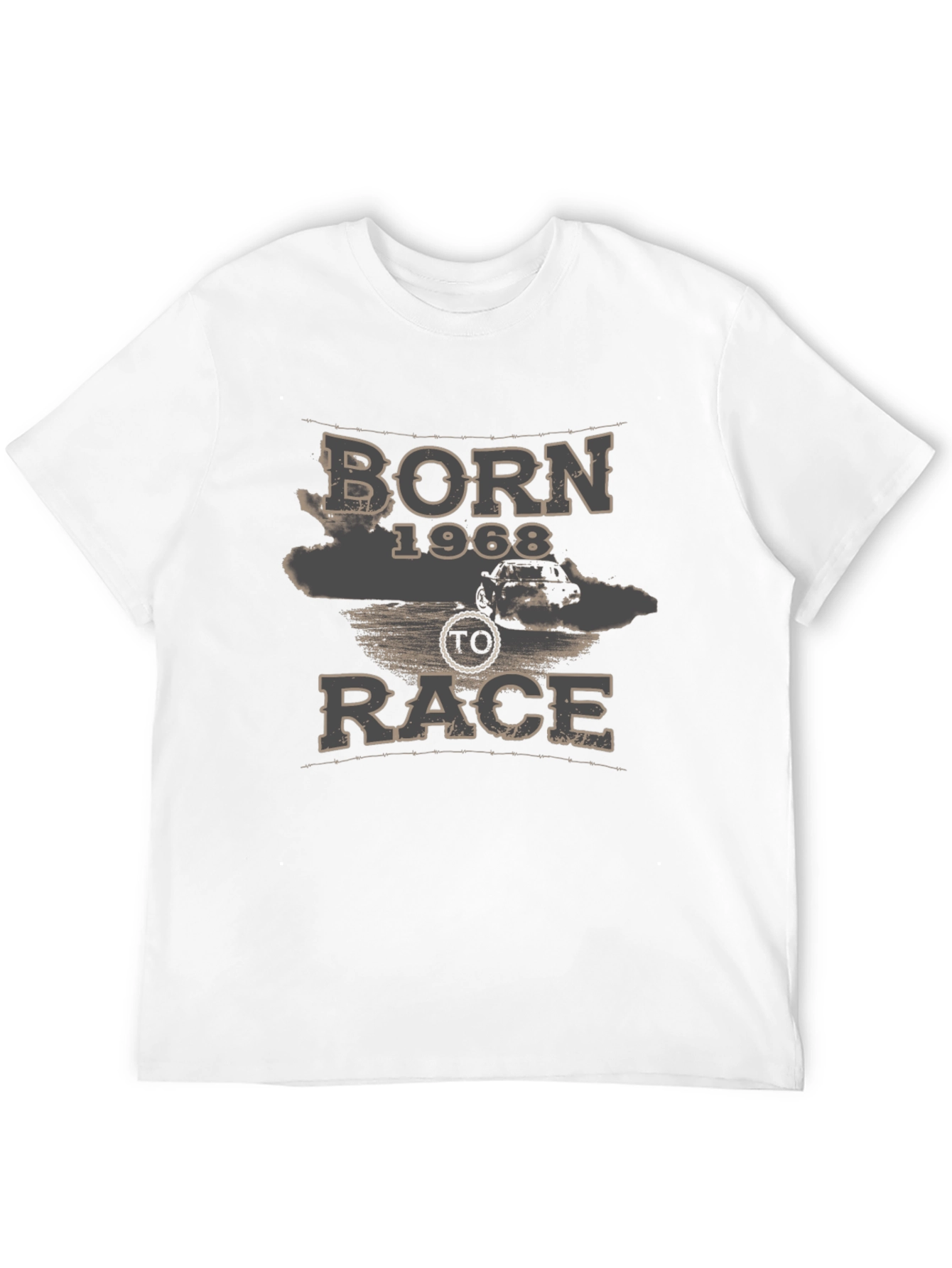 Born 1968 To Race Graphic Tee