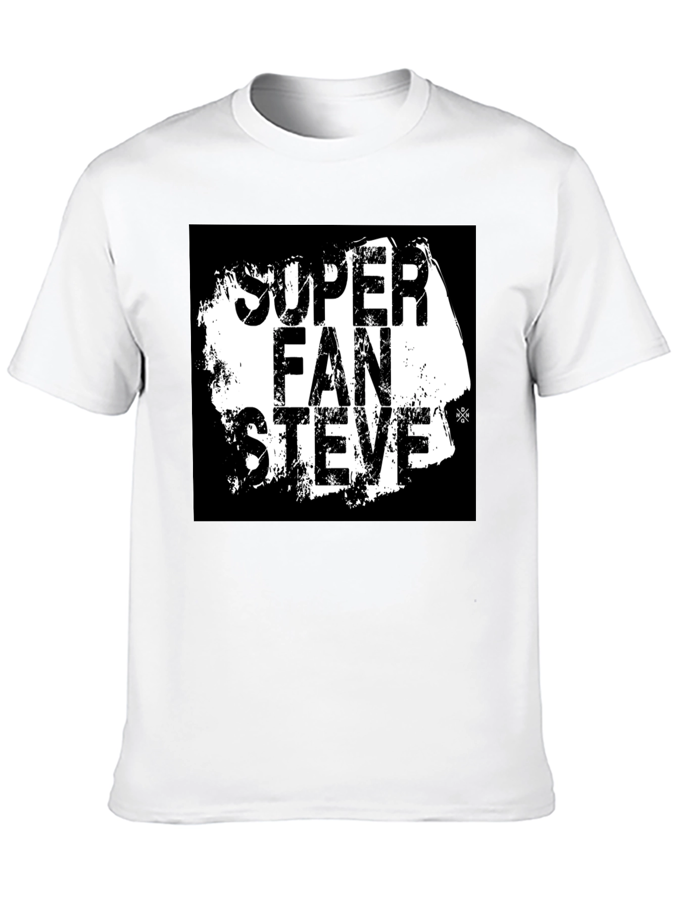Super Fan Steve T-Shirt - Black Graphic Tee