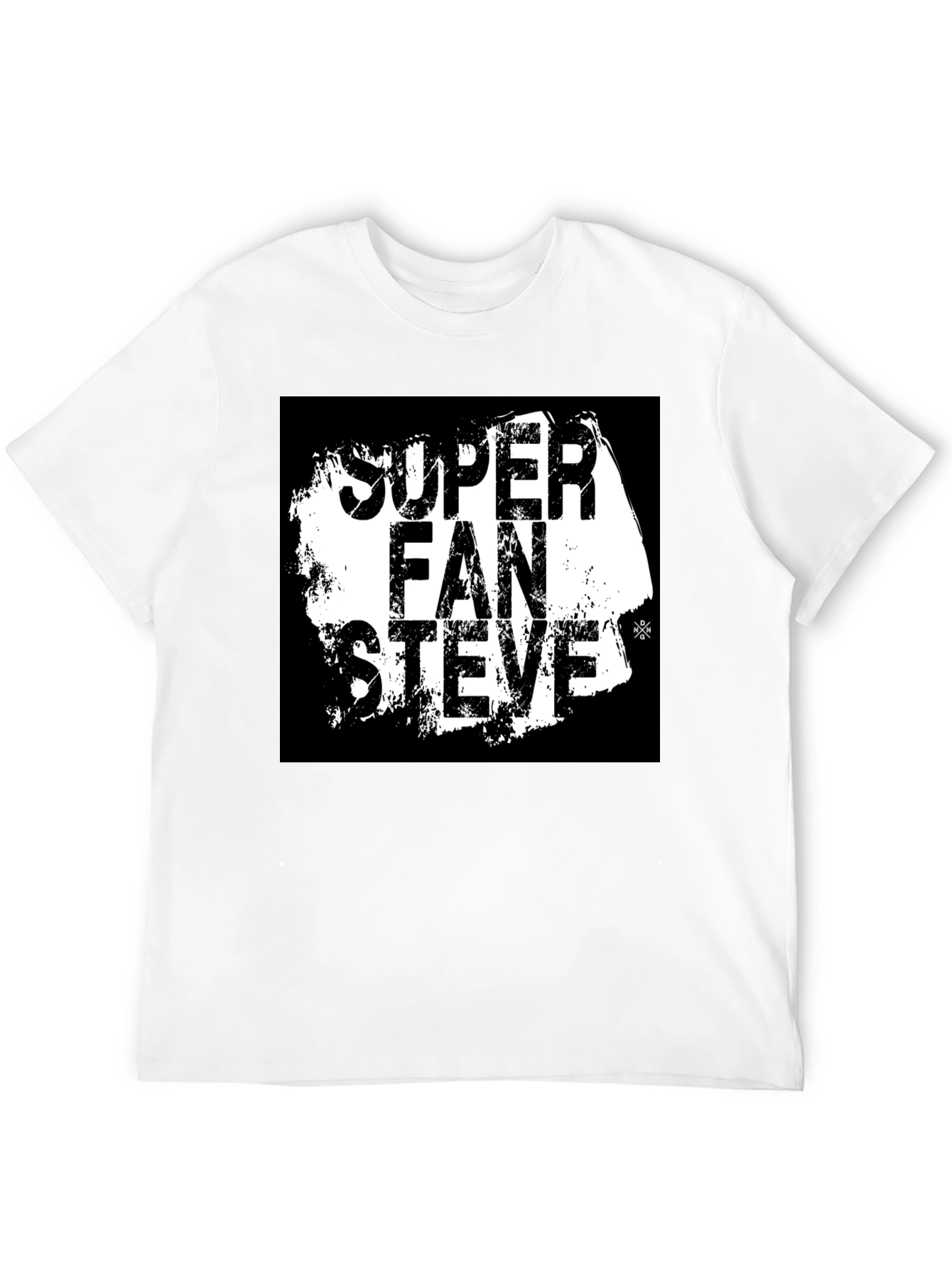 Super Fan Steve T-Shirt - Black Graphic Tee