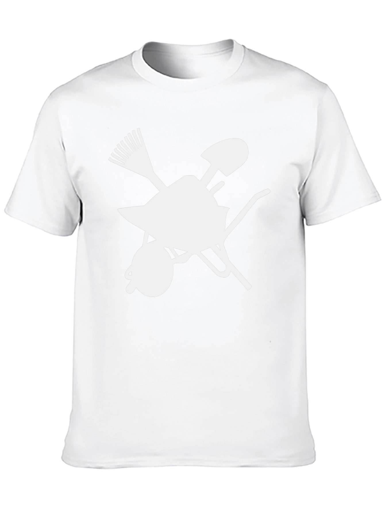 Gardening Tools Graphic Tee - Black Unisex T-Shirt