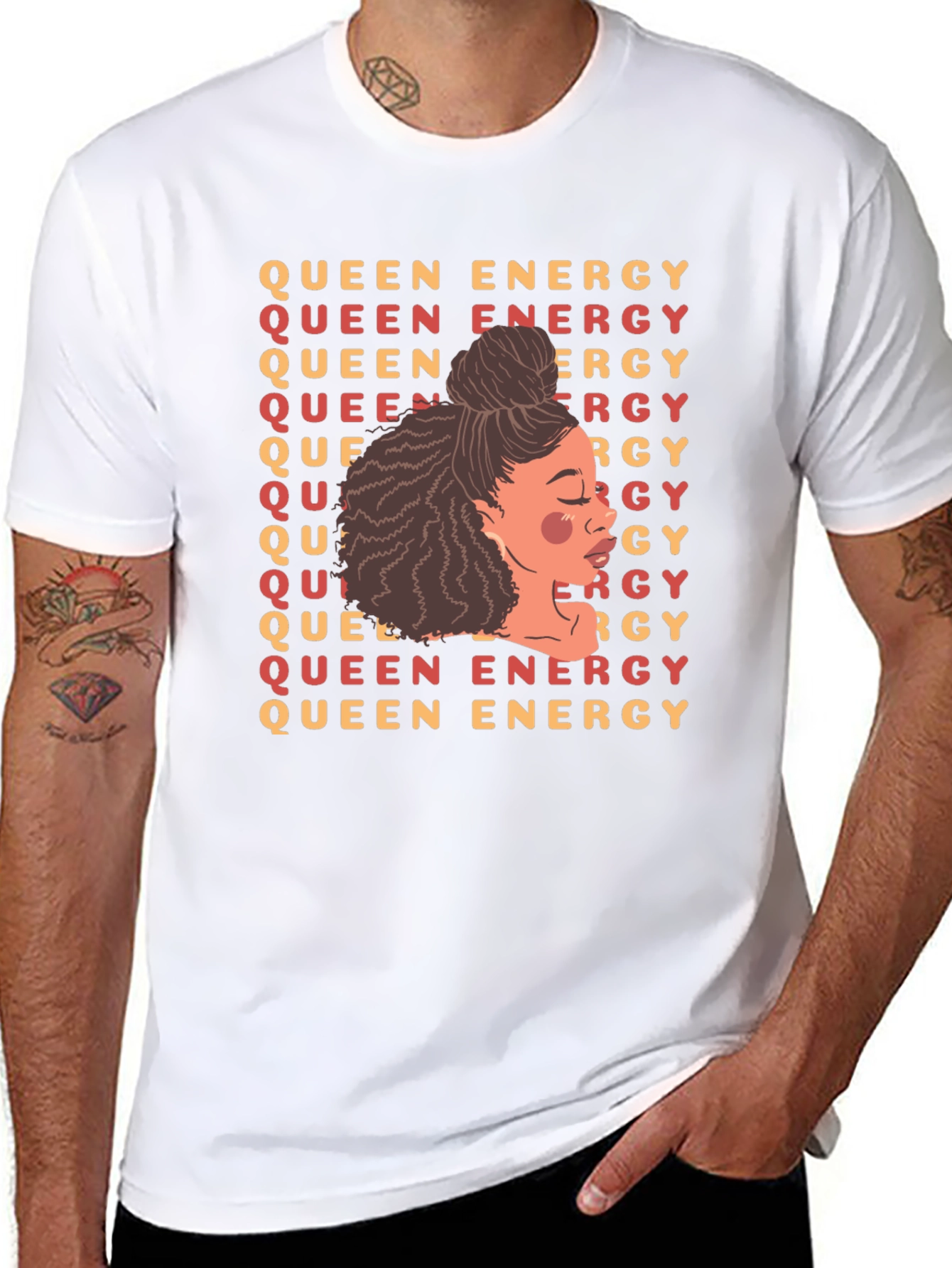 Queen Energy Graphic Tee - Black Unisex T-Shirt