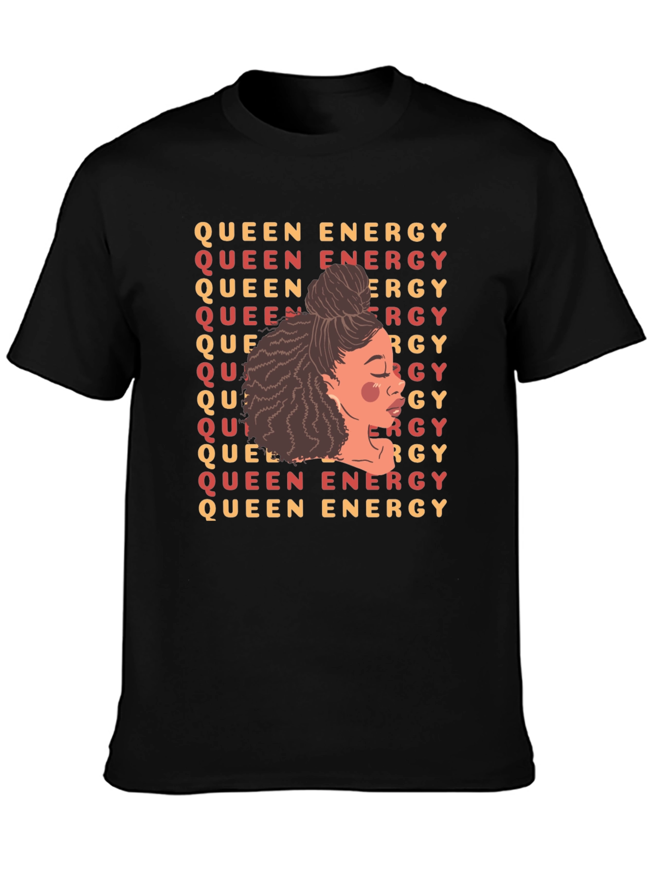 Queen Energy Graphic Tee - Black Unisex T-Shirt
