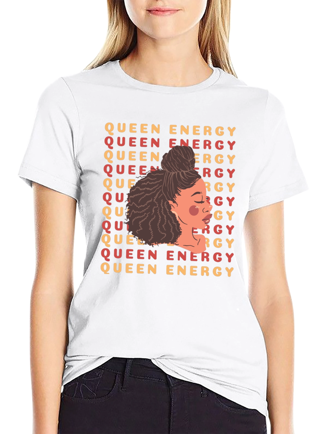 Queen Energy Graphic Tee - Black Unisex T-Shirt