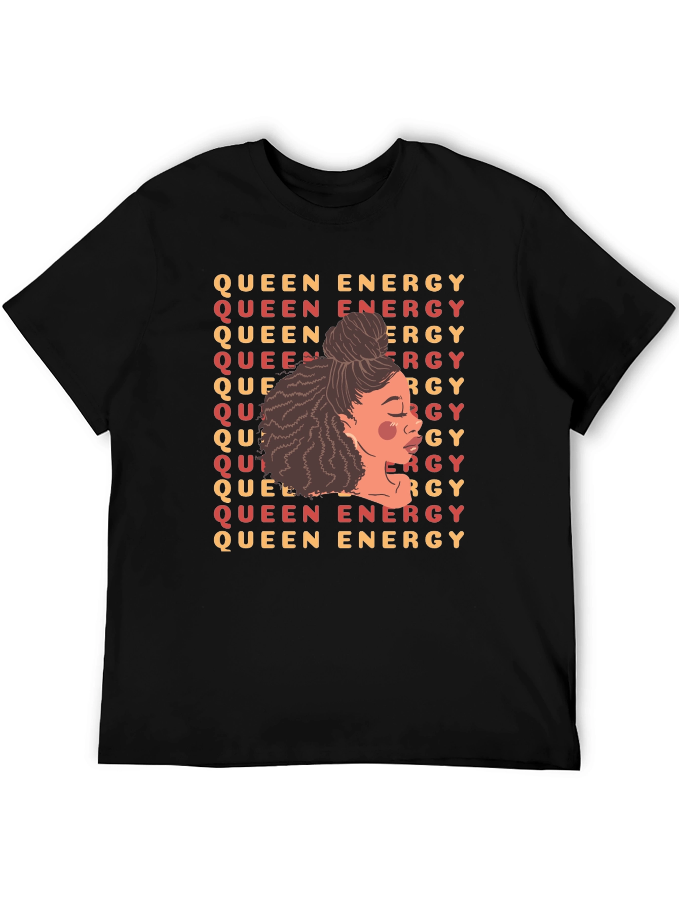 Queen Energy Graphic Tee - Black Unisex T-Shirt