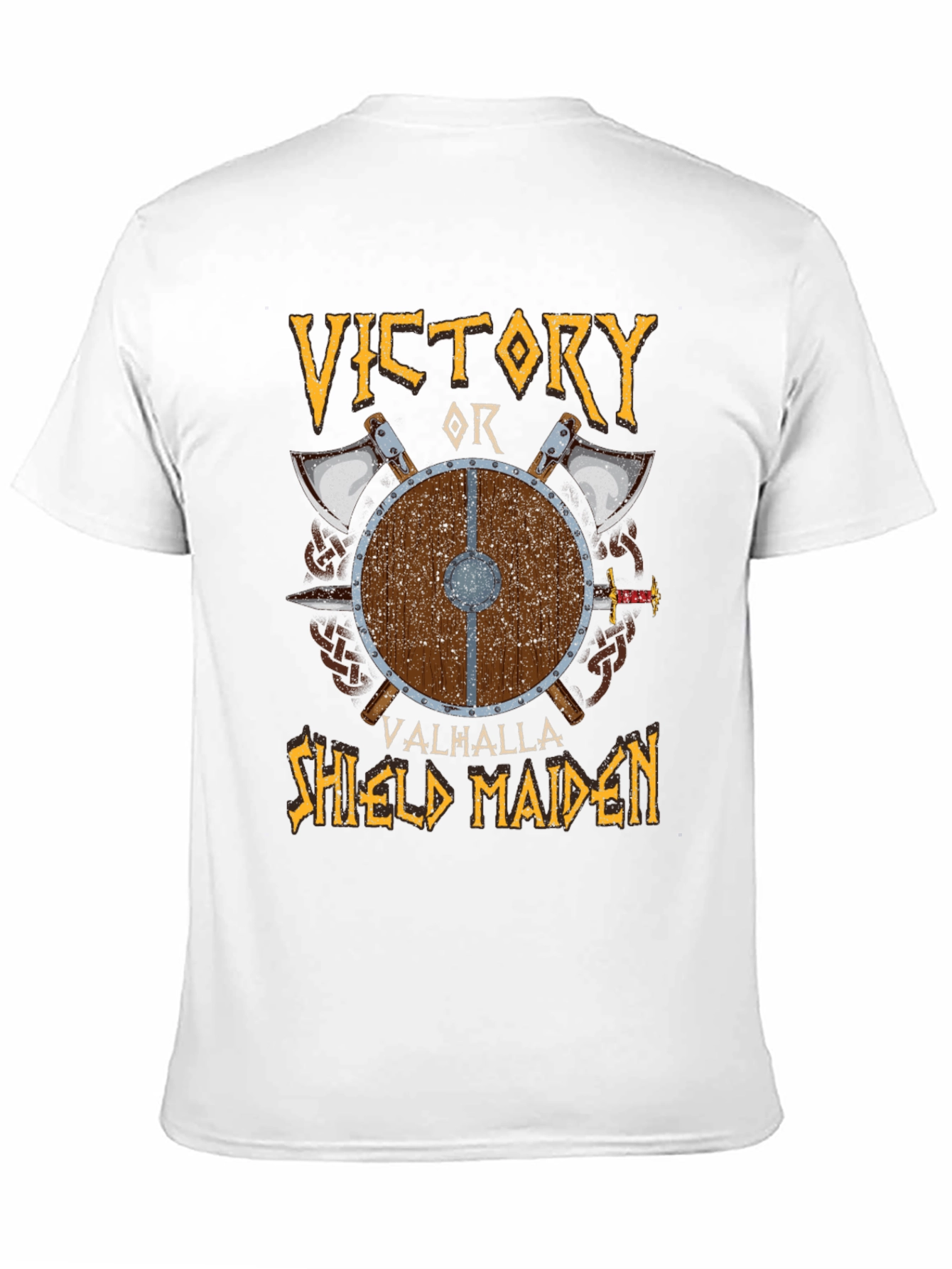 Victory or Valhalla Shield Maiden T-Shirt