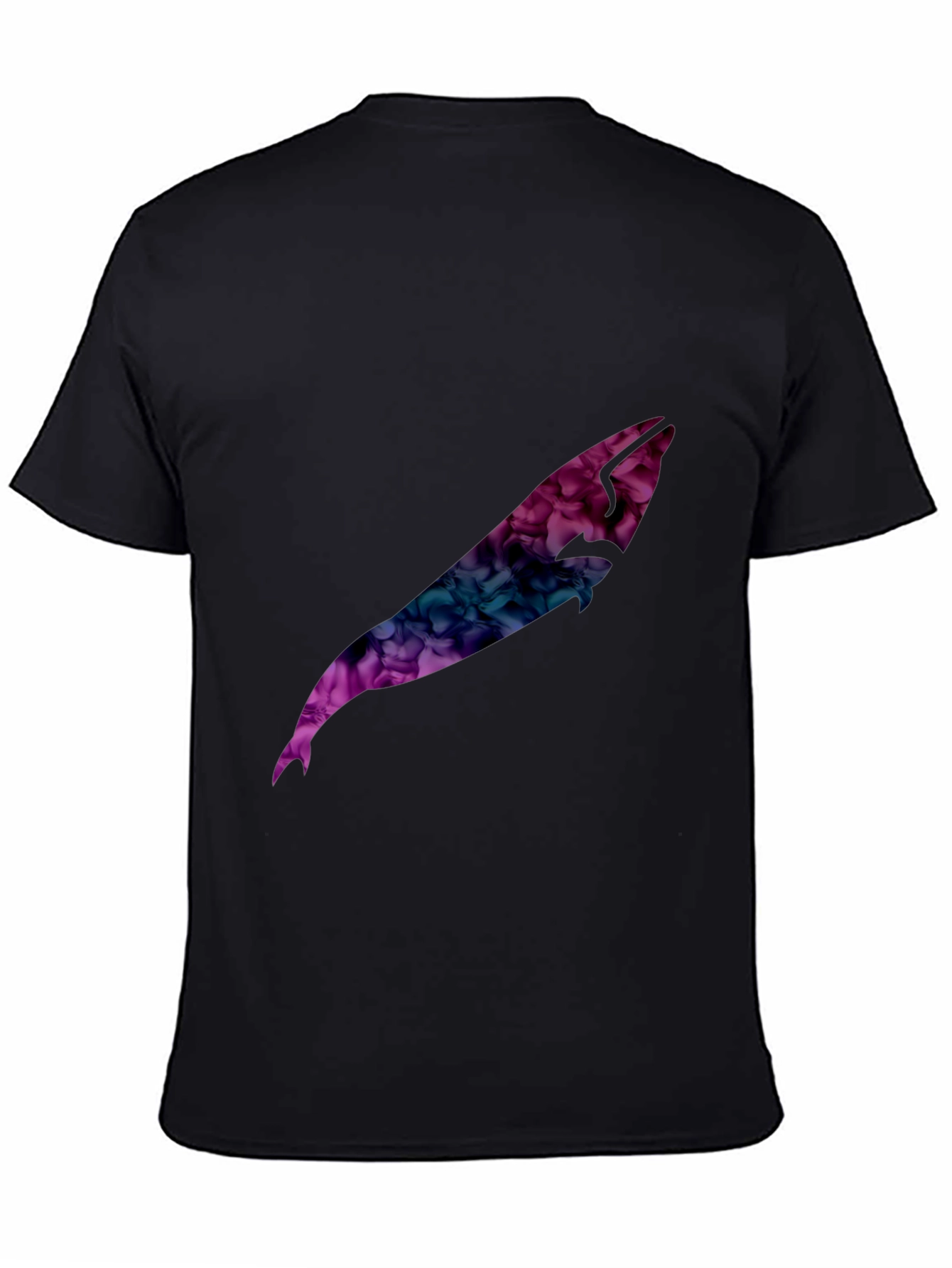 Abstract Design Black T-Shirt