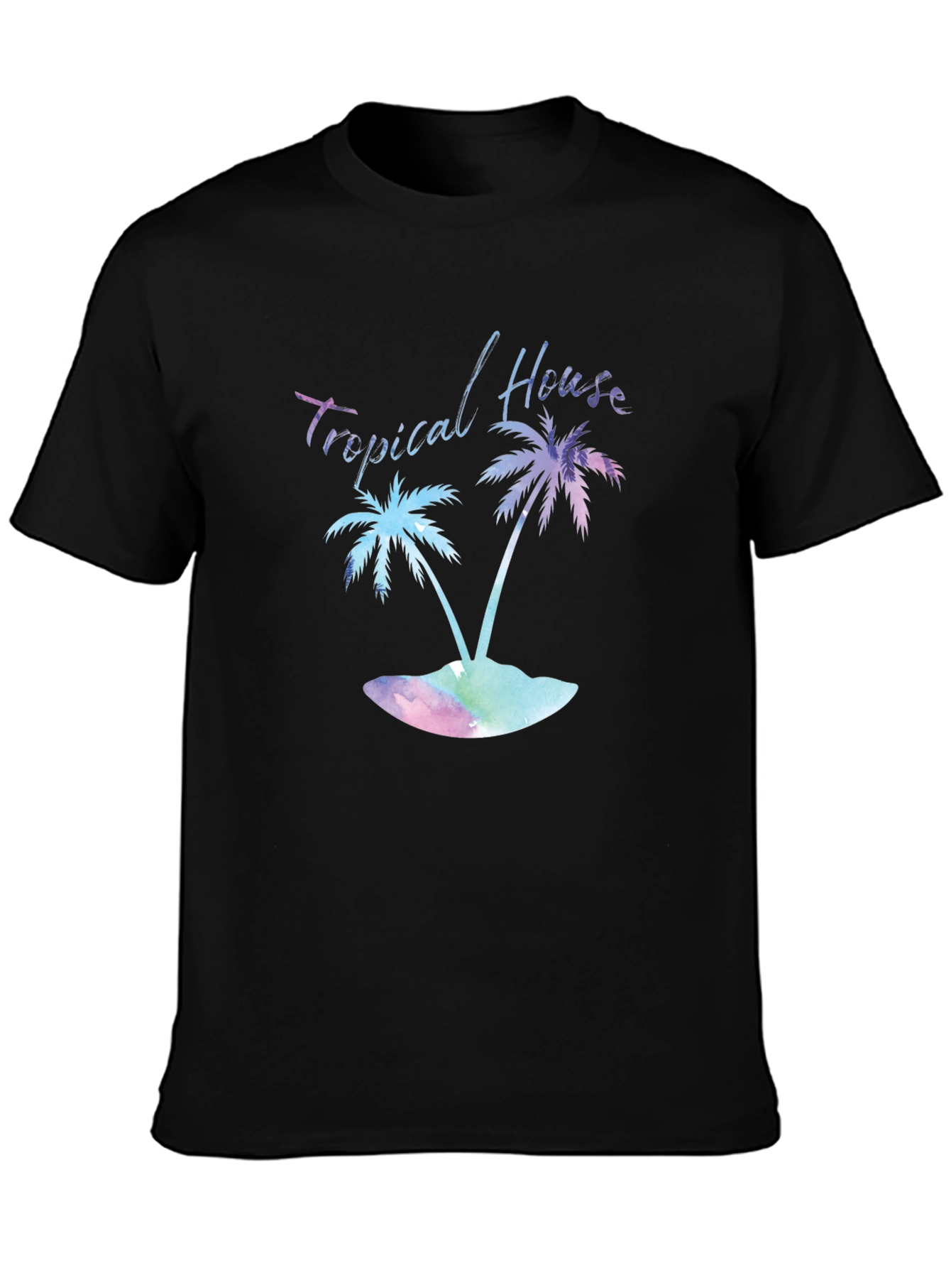 Tropical House Graphic T-Shirt - Island Vibes