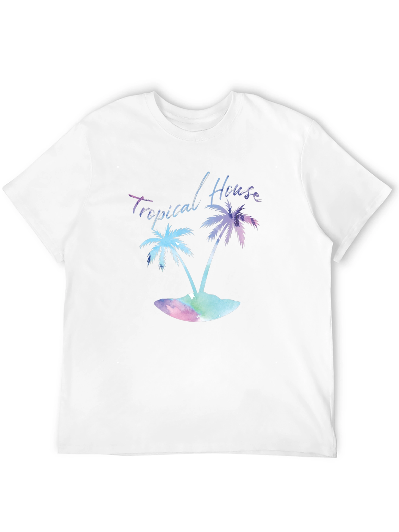 Tropical House Graphic T-Shirt - Island Vibes