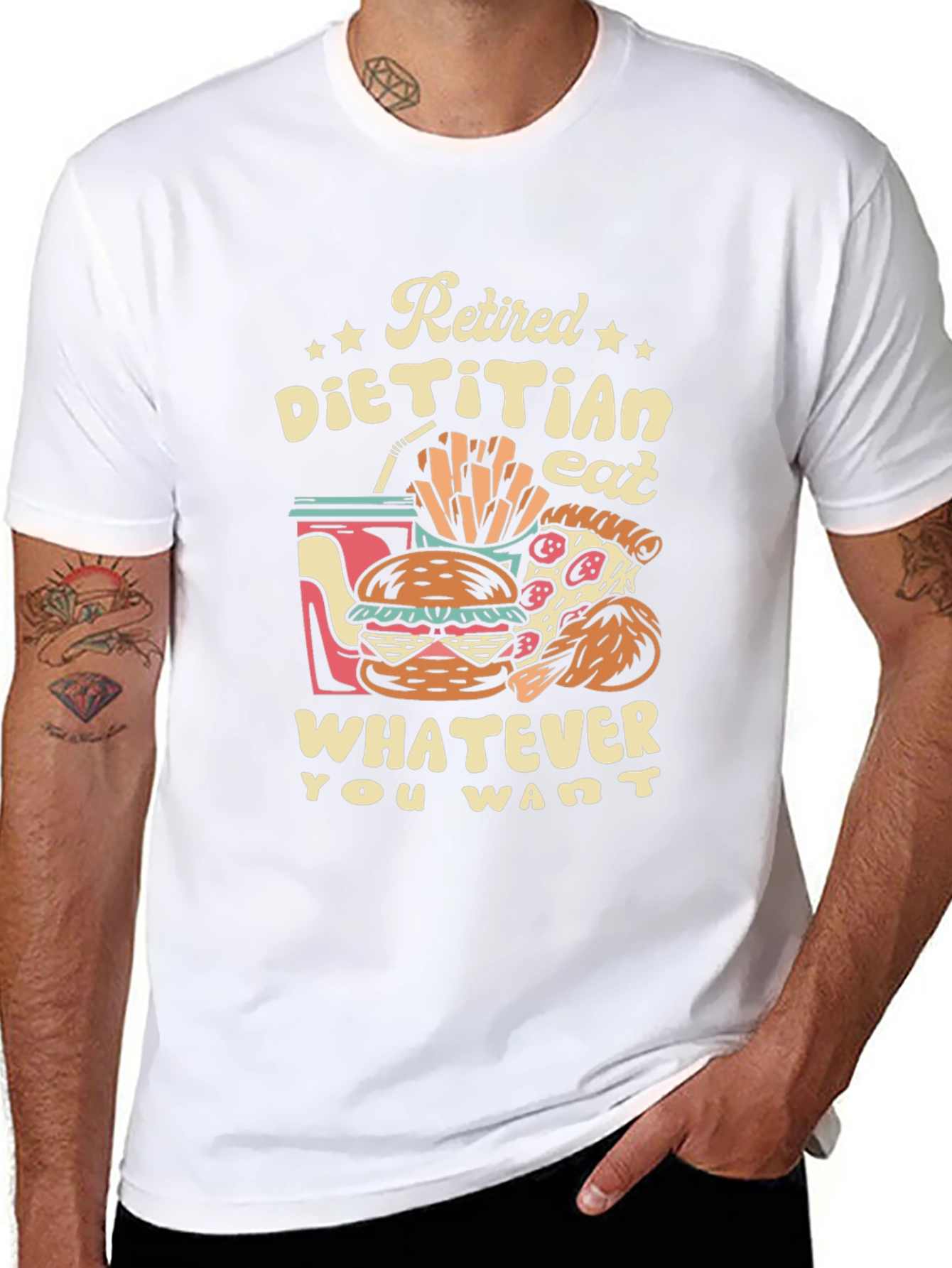 Retired Dietitian T-Shirt - Eat What You Want!