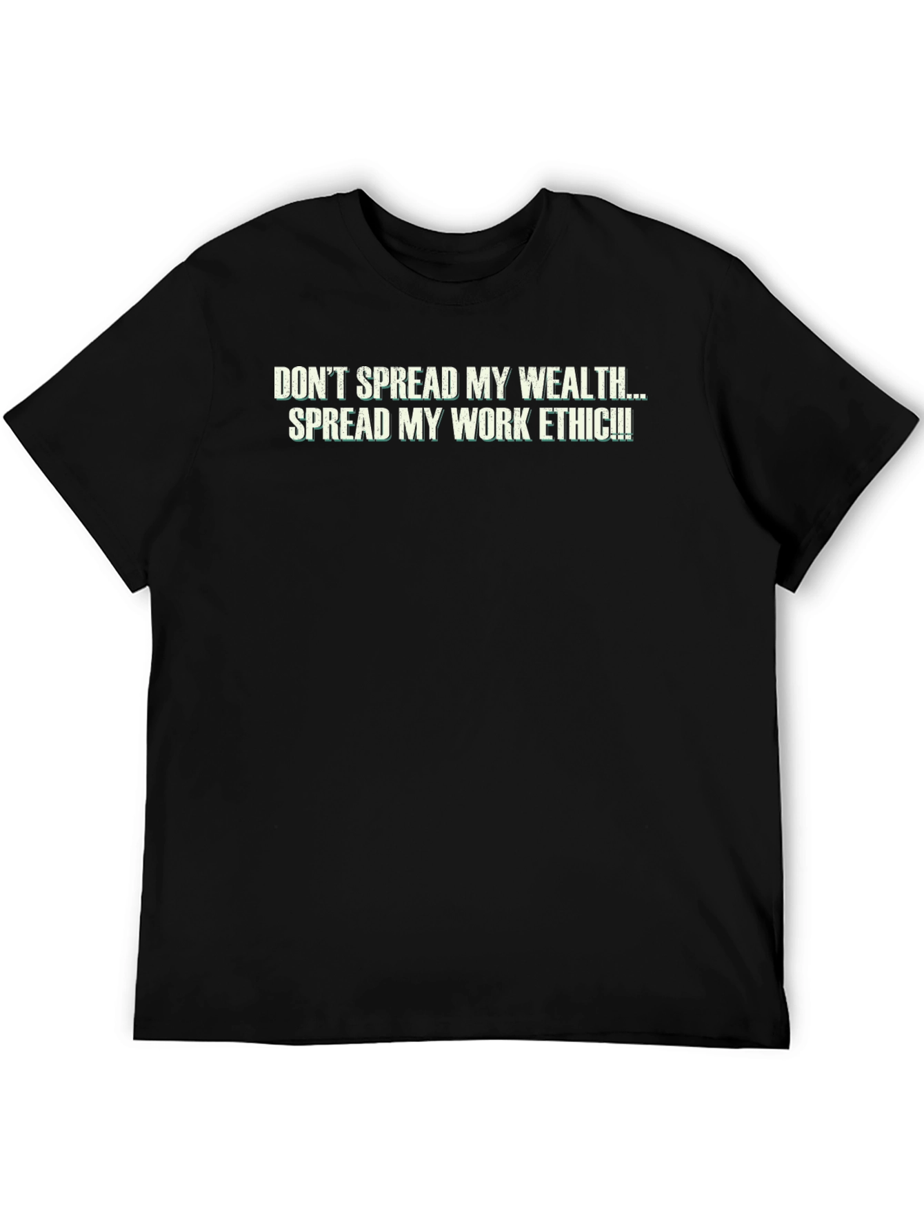 Work Ethic Graphic Tee - Mens Black T-Shirt