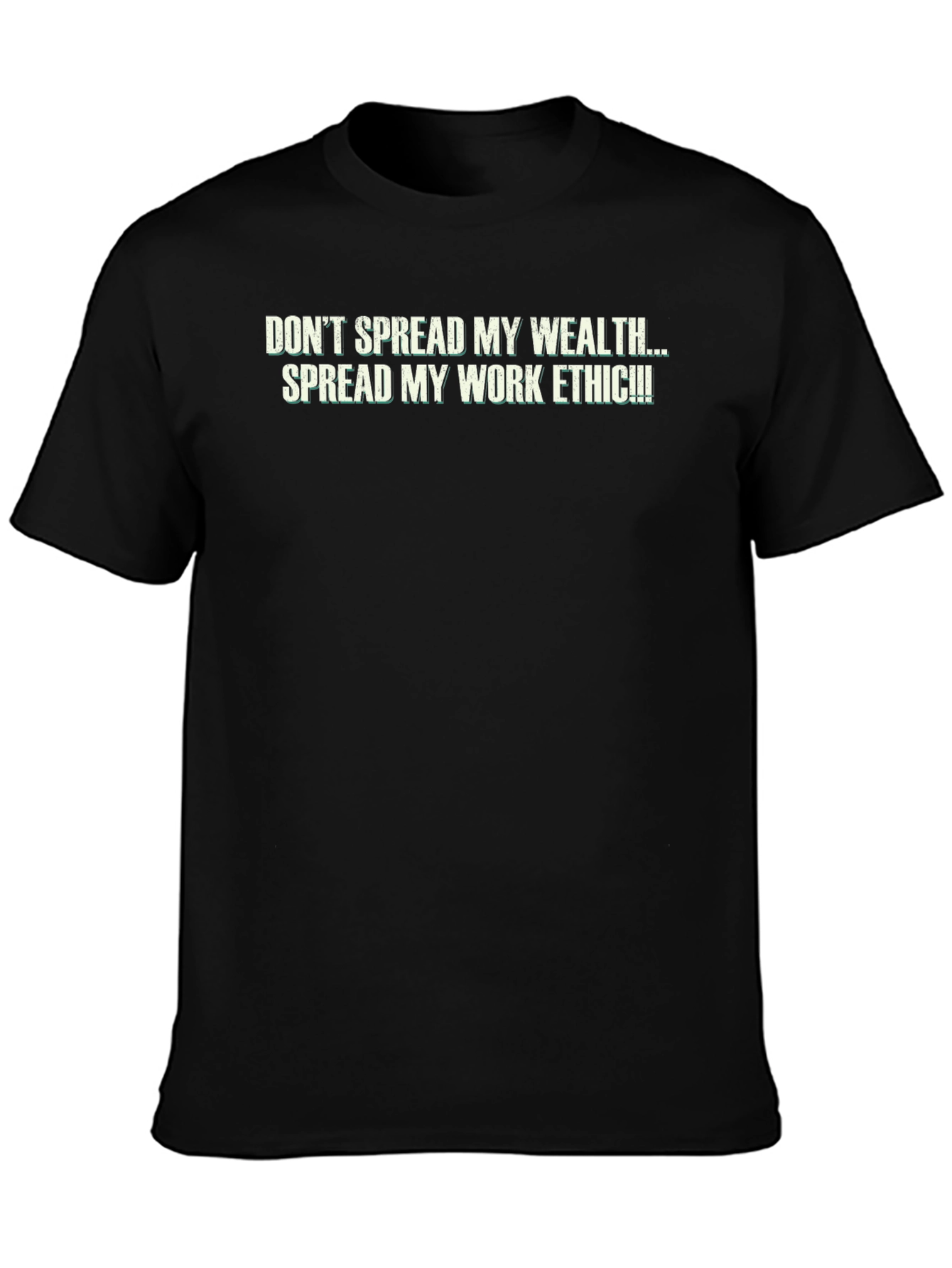 Work Ethic Graphic Tee - Mens Black T-Shirt