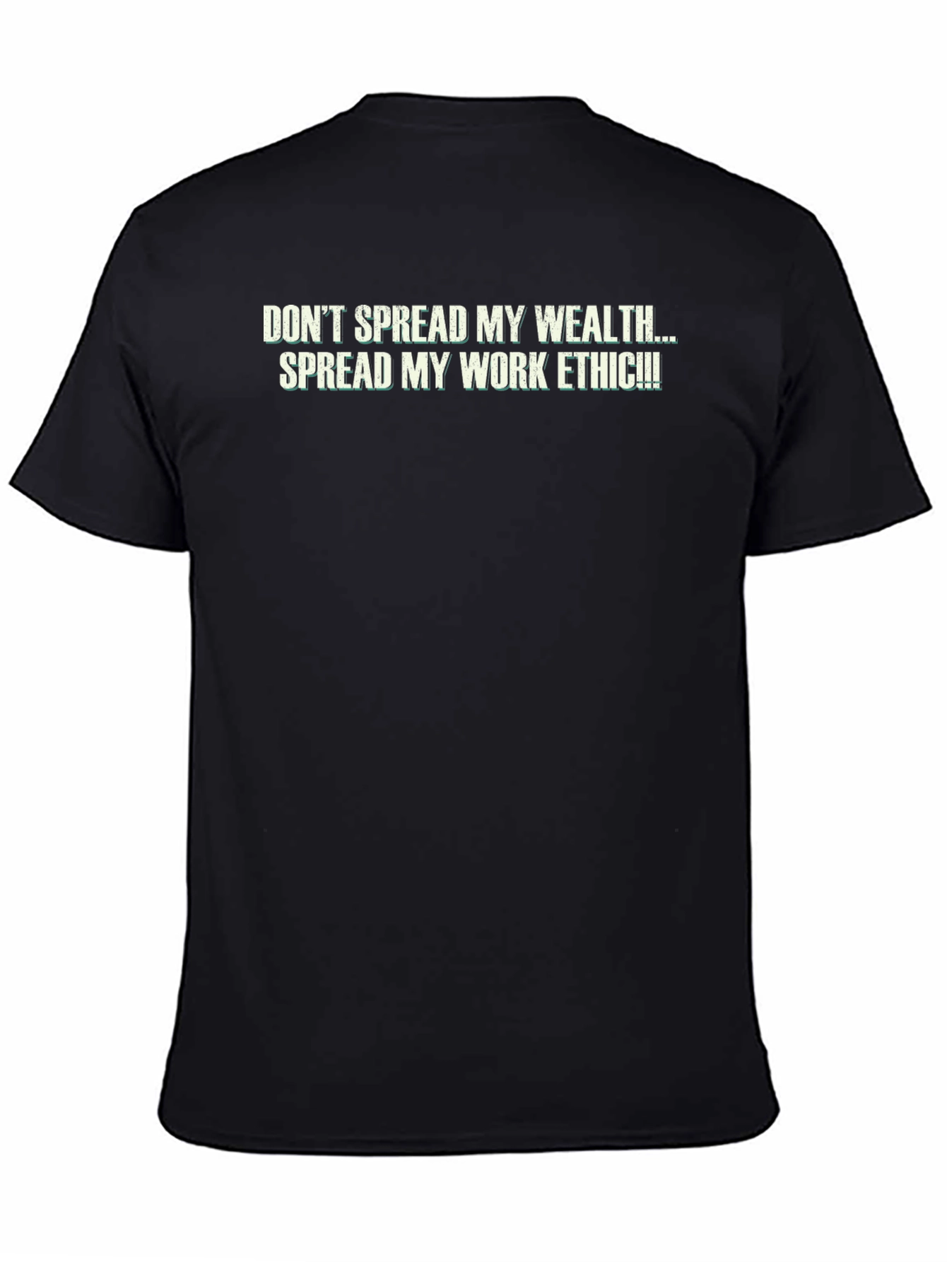 Work Ethic Graphic Tee - Mens Black T-Shirt