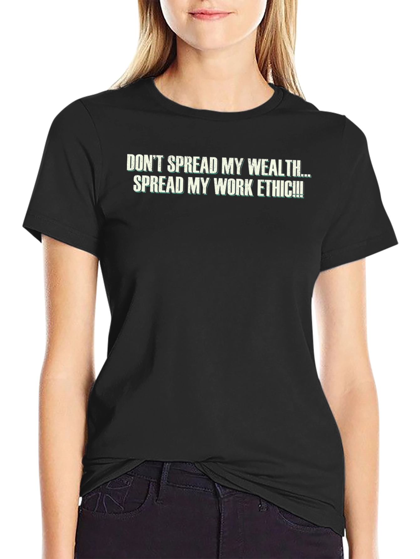 Work Ethic Graphic Tee - Mens Black T-Shirt