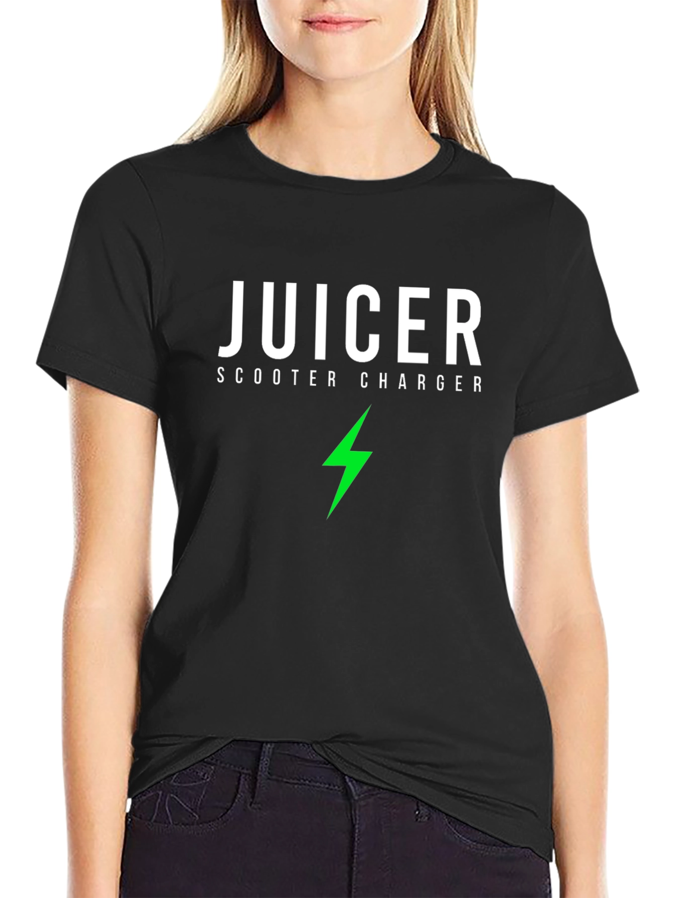 Juicer Scooter Charger Graphic Tee - Black
