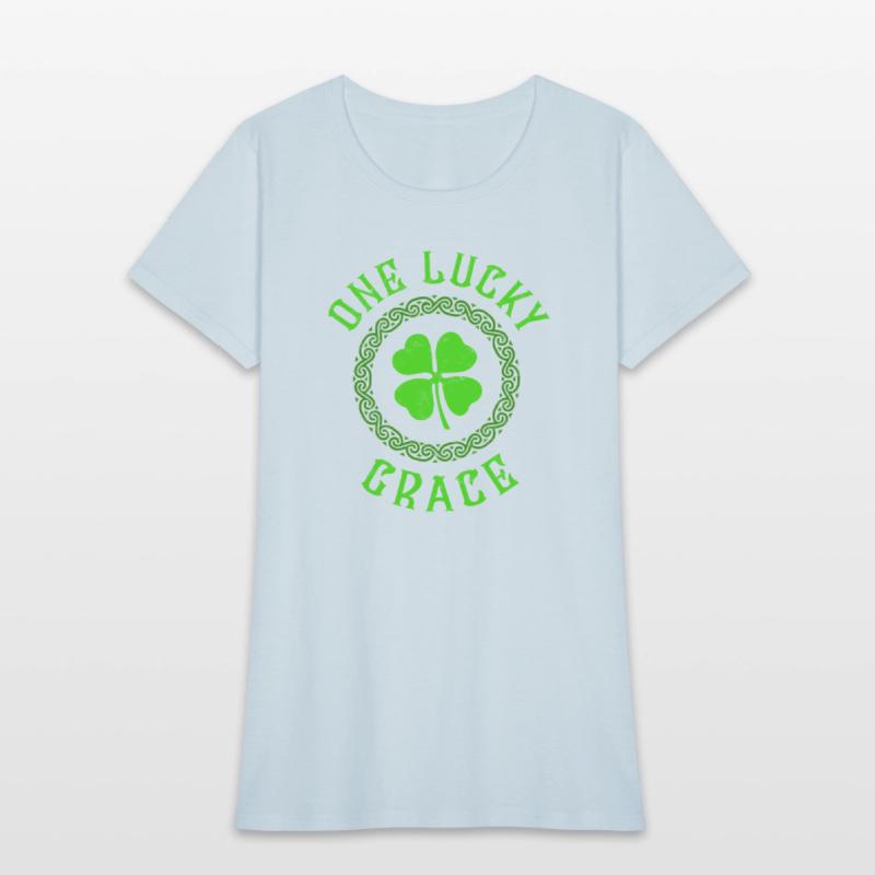 One Lucky Grace Irish Family Four Leaf Clover