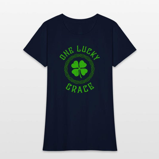 One Lucky Grace Irish Family Four Leaf Clover