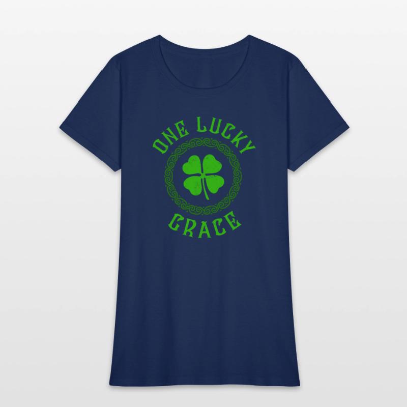One Lucky Grace Irish Family Four Leaf Clover