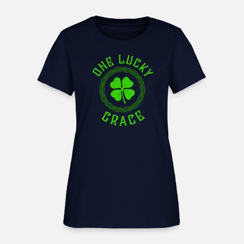 One Lucky Grace Irish Family Four Leaf Clover