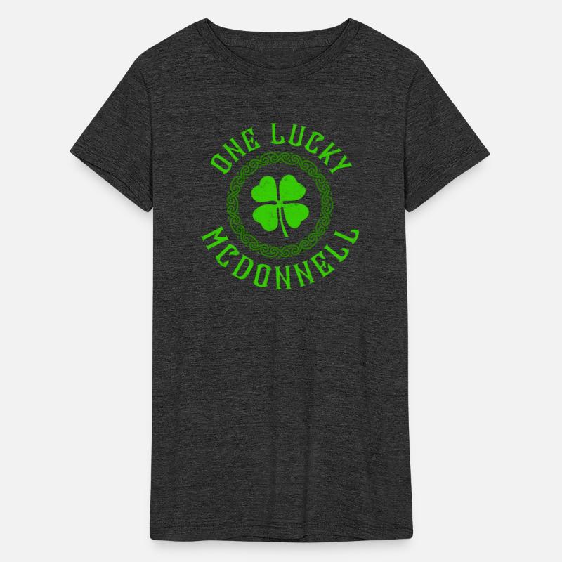 One Lucky McDonnell Irish Family Four Leaf Clover