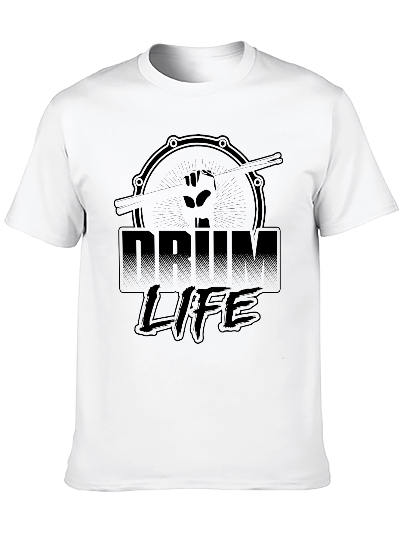 Drum Life Black Graphic Tee