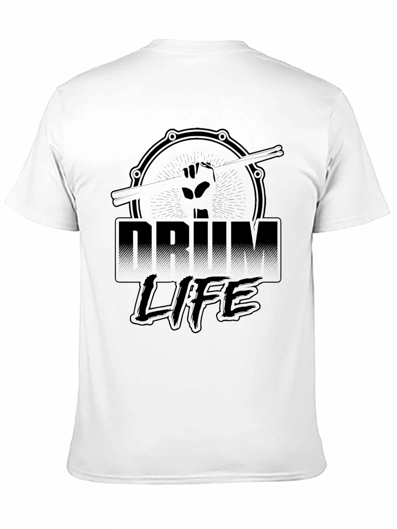 Drum Life Black Graphic Tee