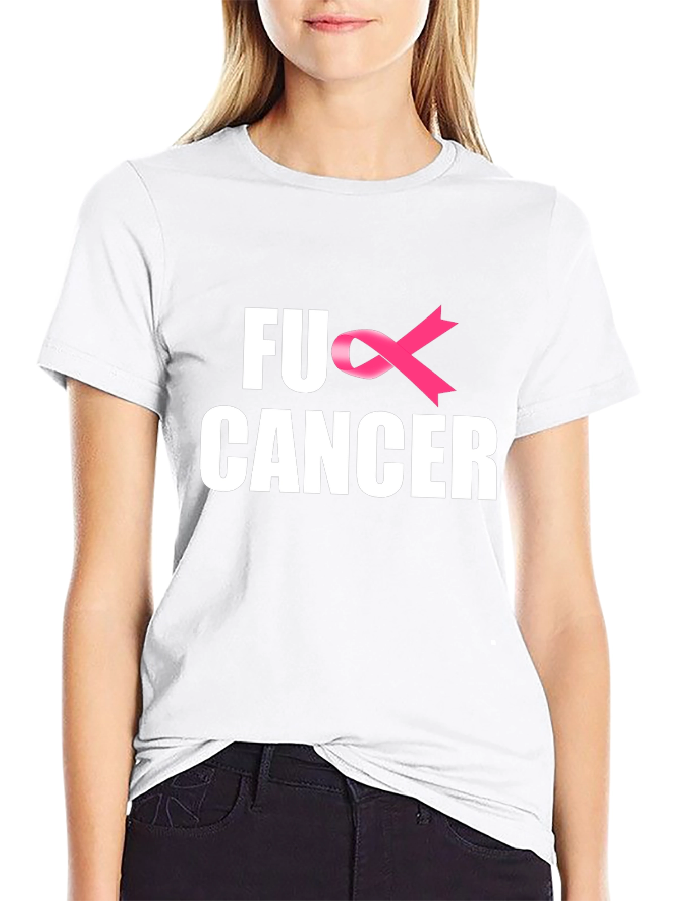 Fu Cancer Ribbon Awareness T-Shirt