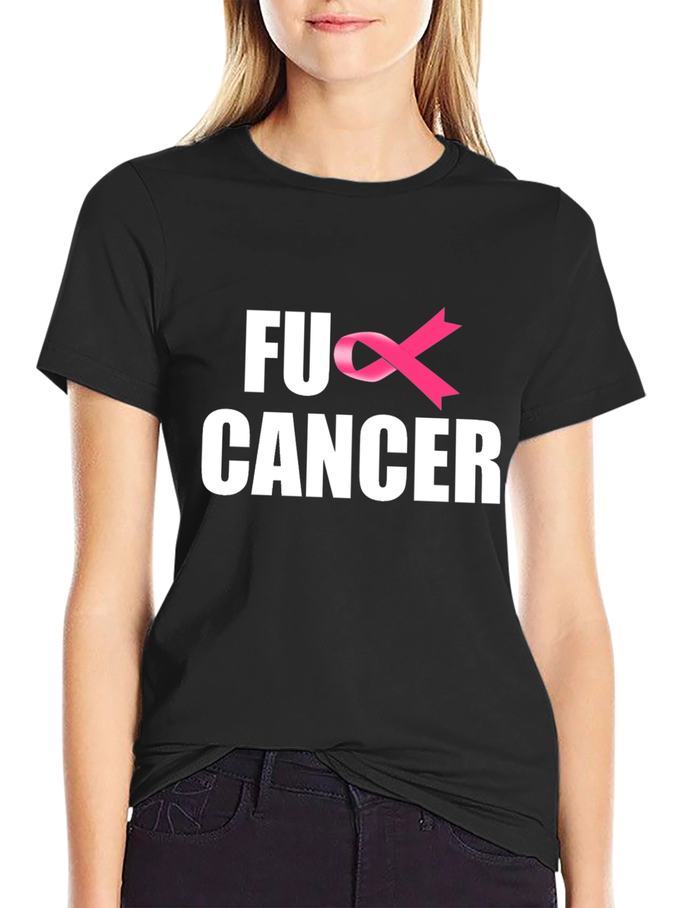 Fu Cancer Ribbon Awareness T-Shirt