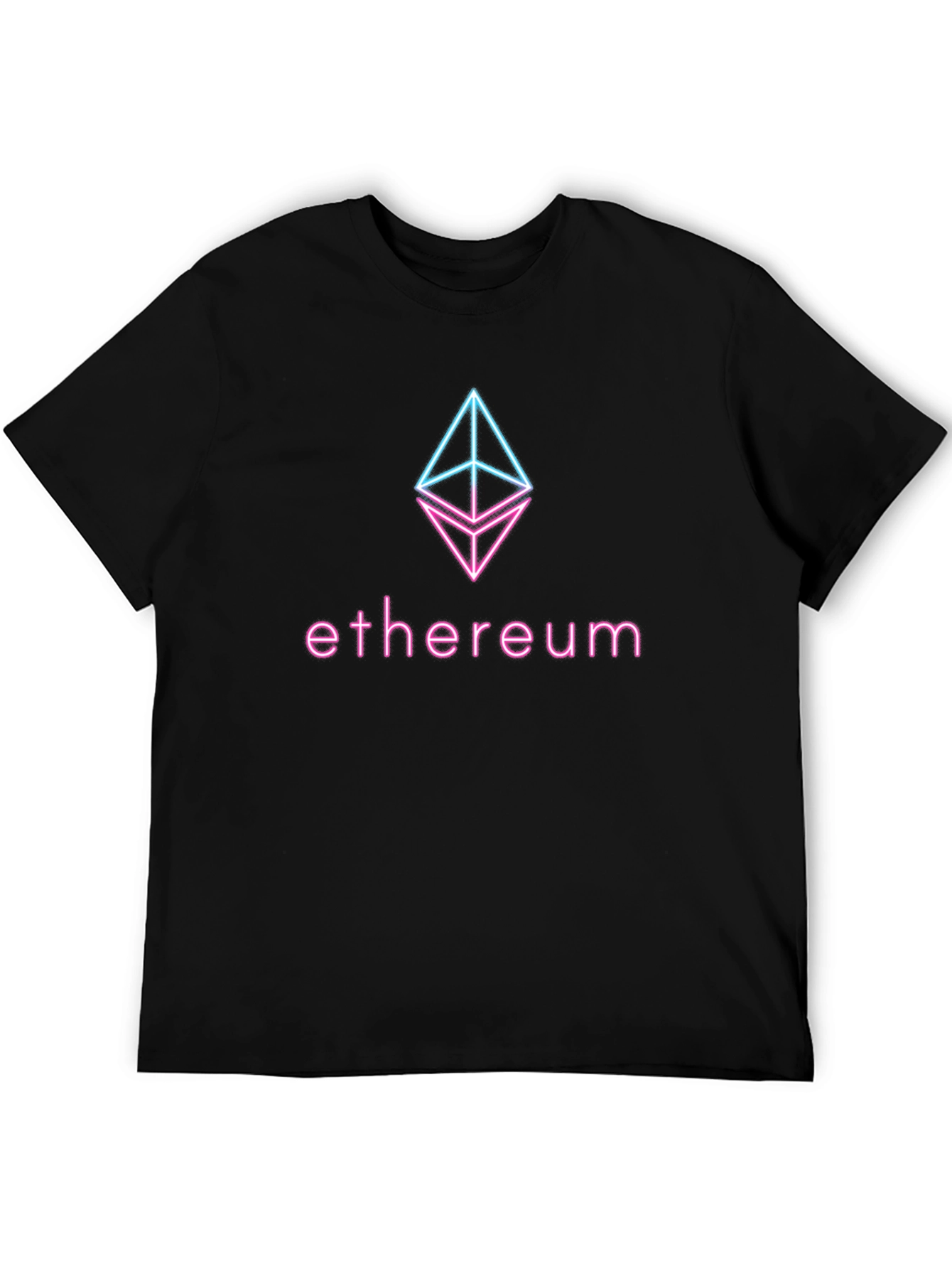Ethereum Logo Black T-Shirt - Crypto Fashion