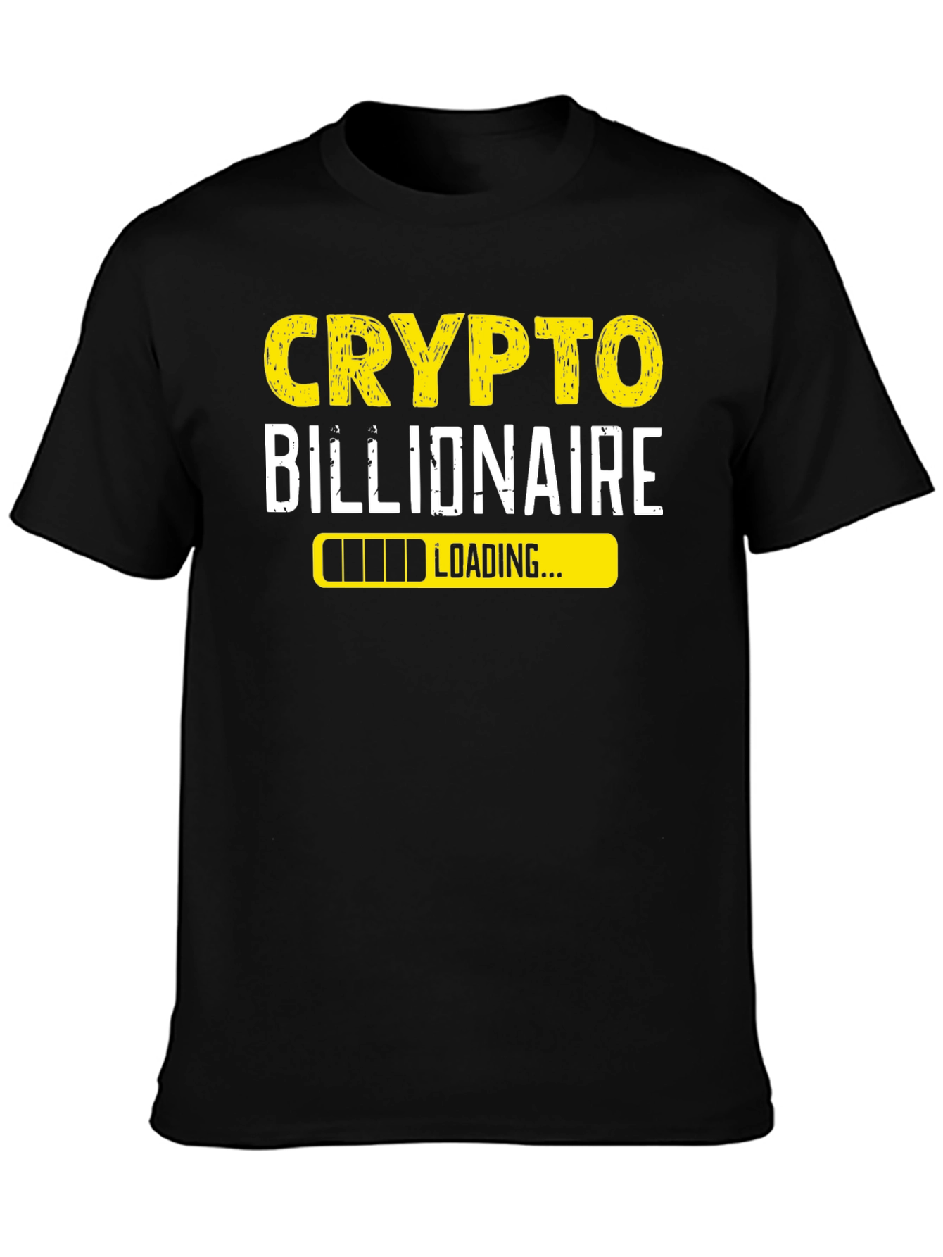 Crypto Billionaire Loading Funny T-Shirt