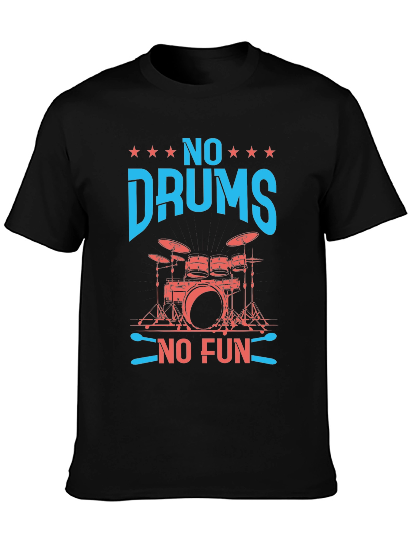 No Drums No Fun Graphic Tee