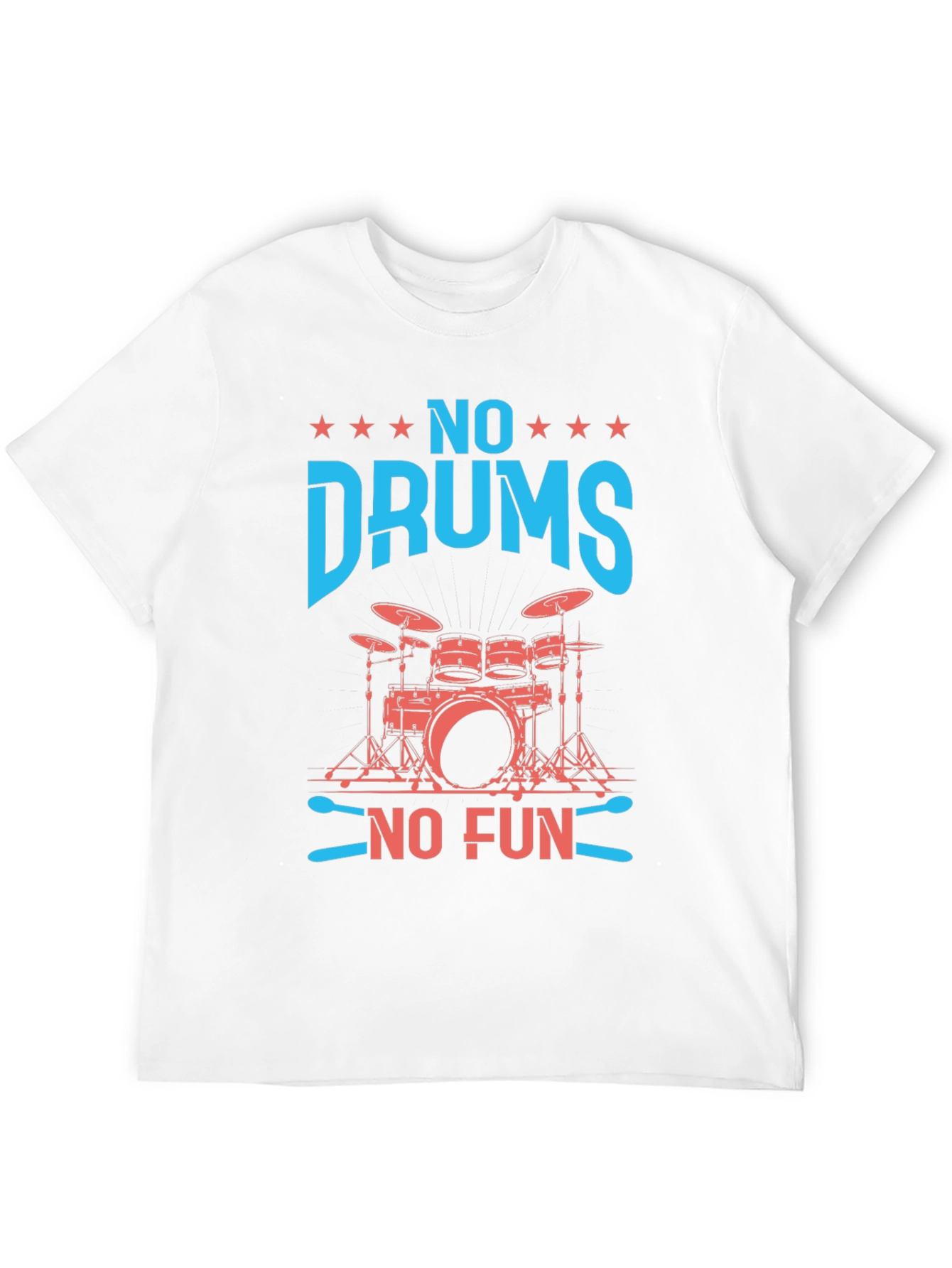 No Drums No Fun Graphic Tee