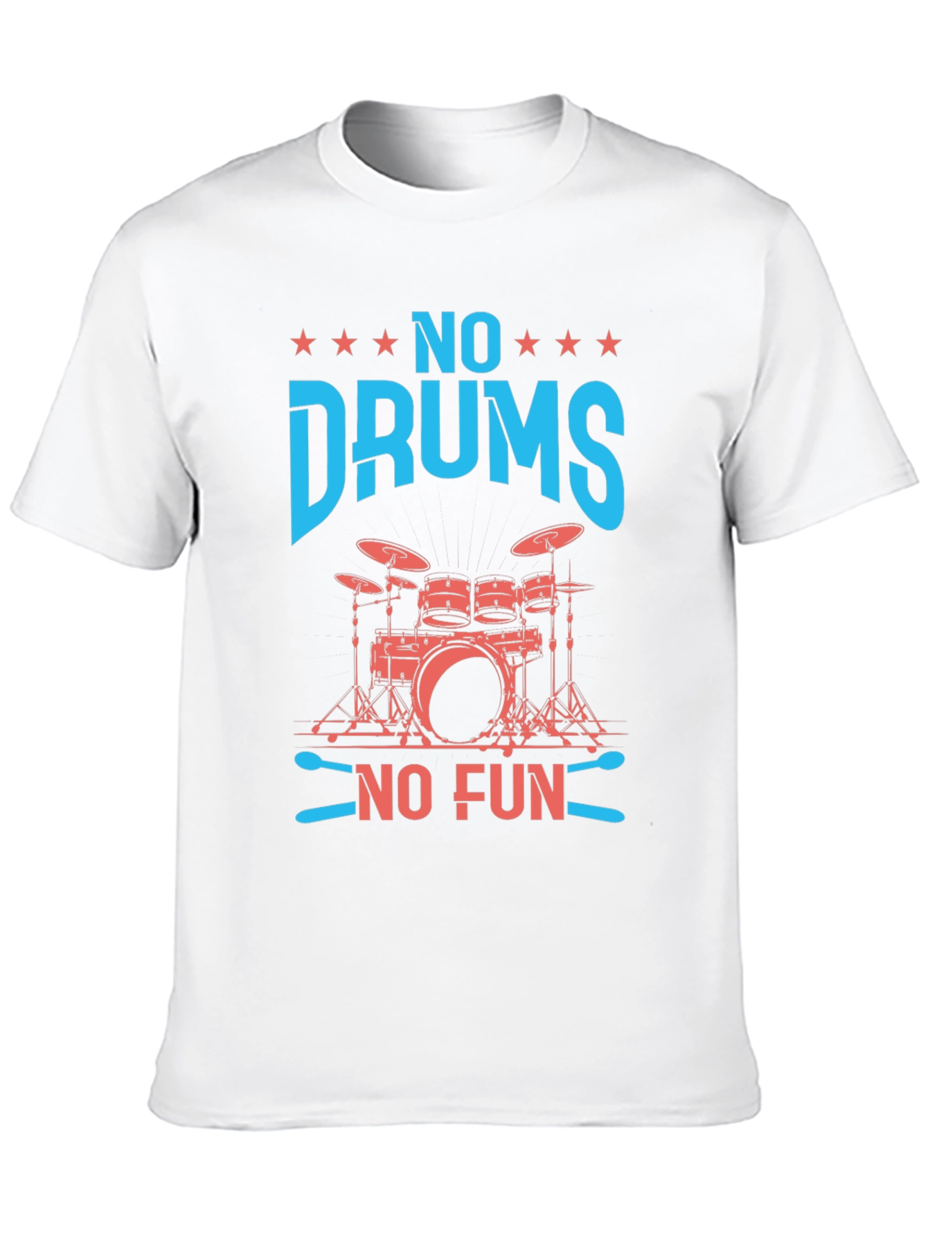 No Drums No Fun Graphic Tee