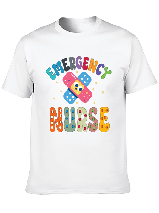 Emergency Nurse T-Shirt - Funny Bandage Design