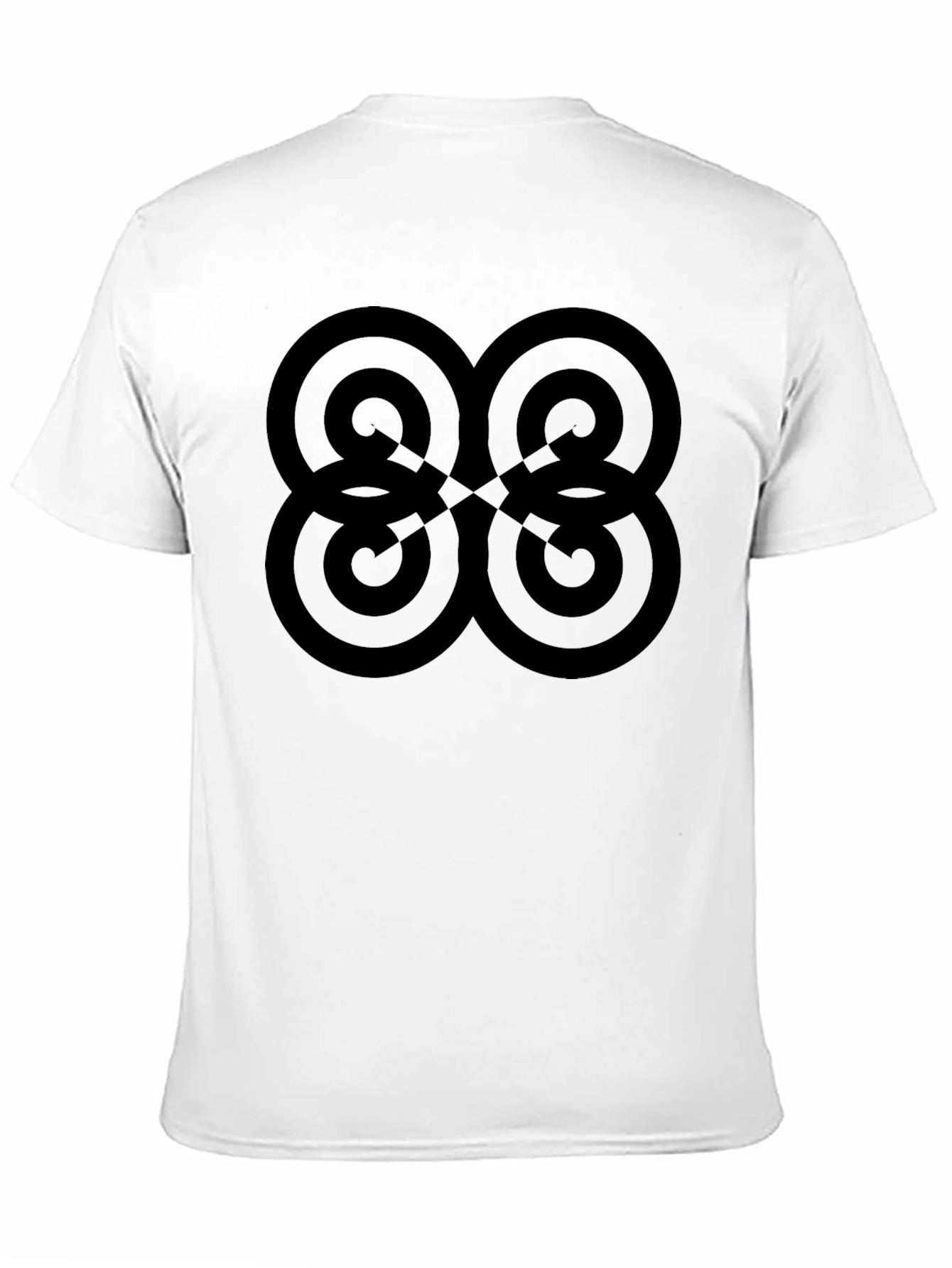 Geometric Graphic Black T-Shirt