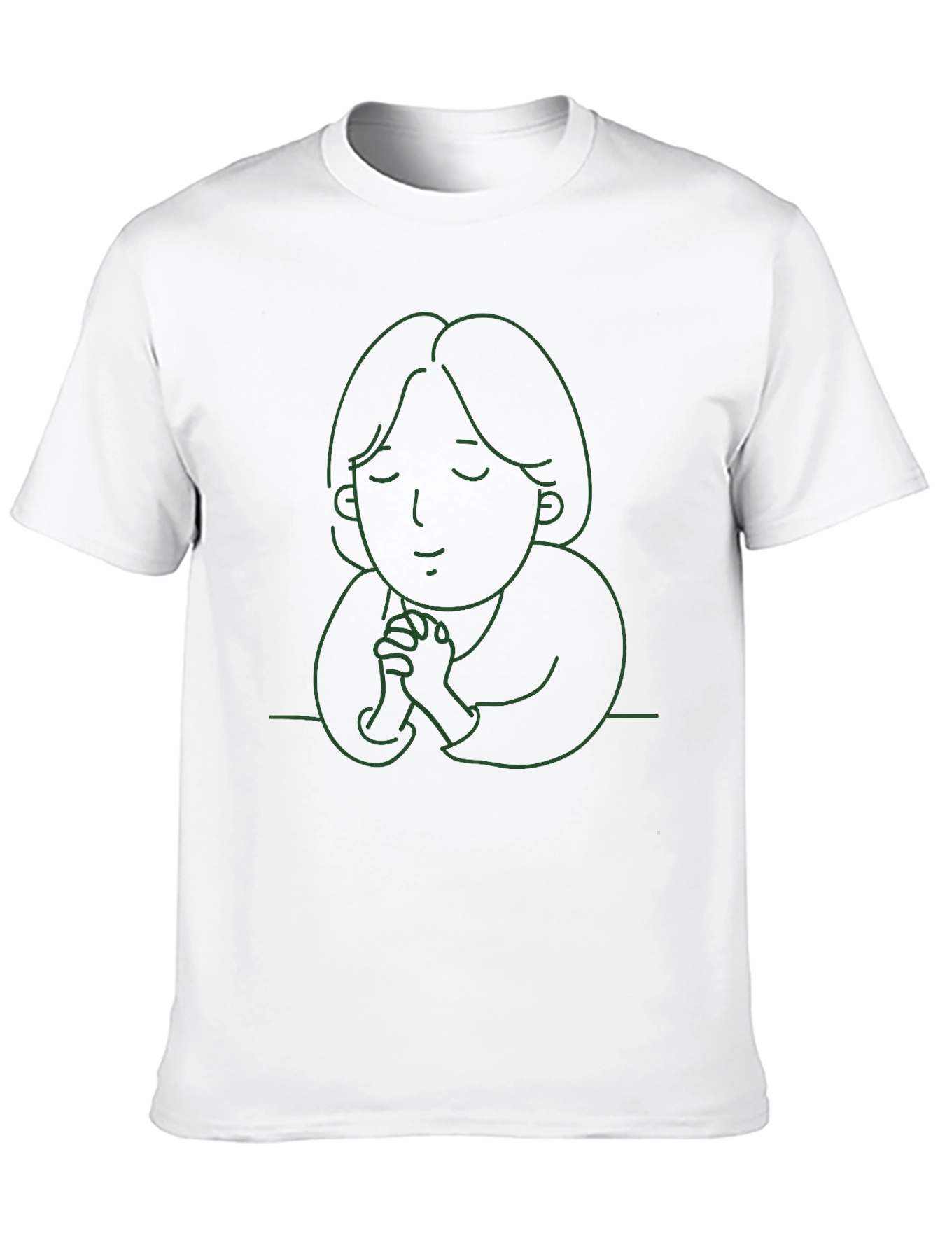 Minimalist Prayer T-Shirt - Unisex Black Tee