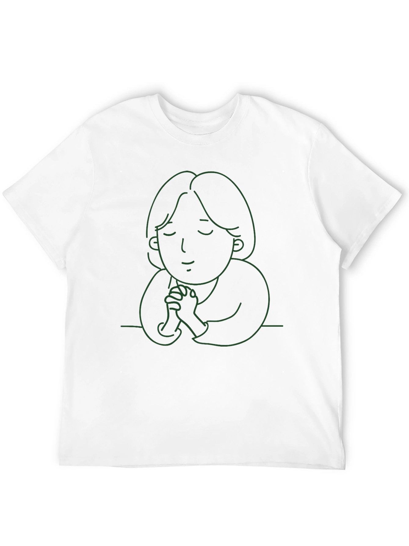 Minimalist Prayer T-Shirt - Unisex Black Tee