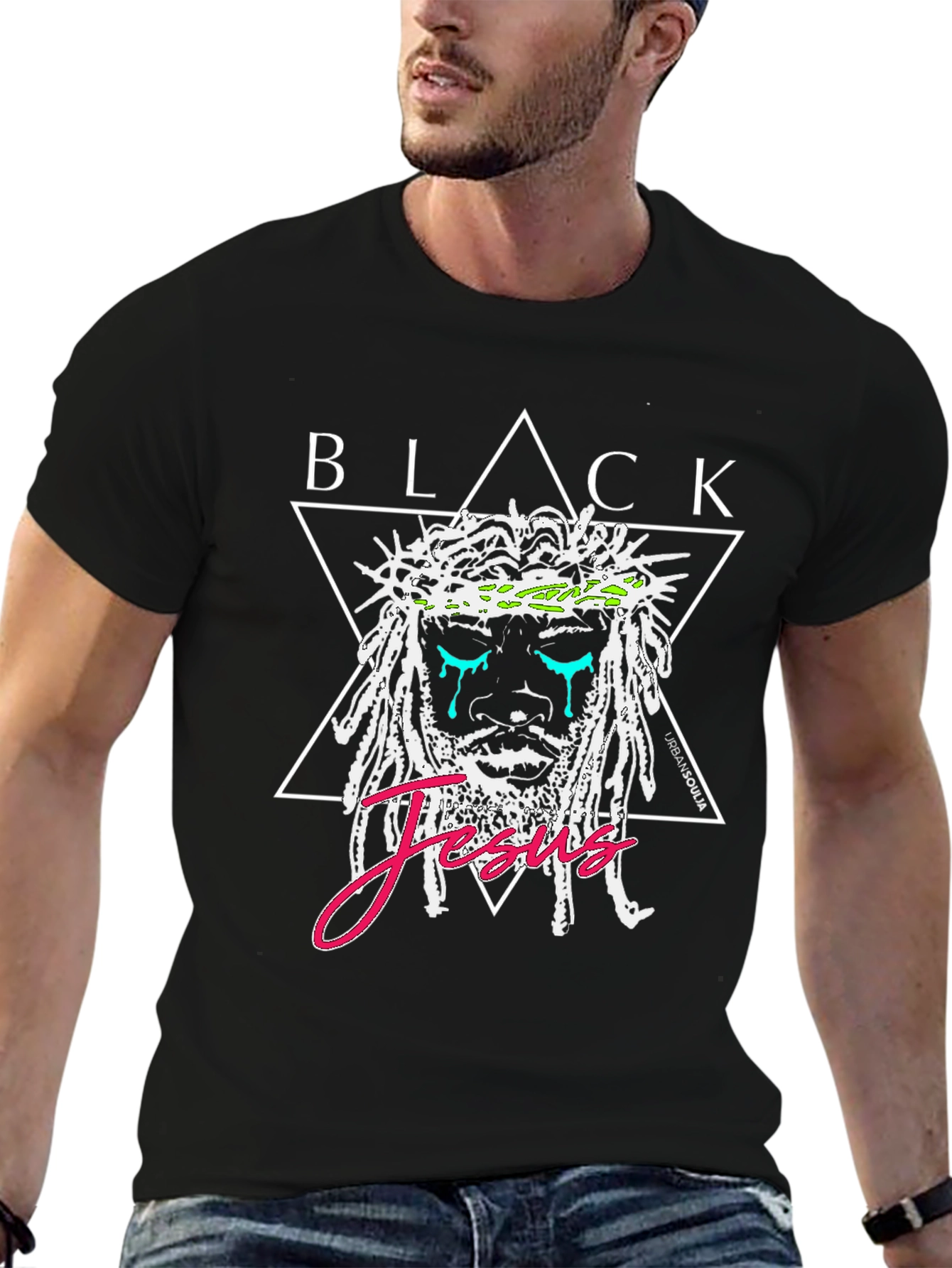 Black Jesus Graphic Tee