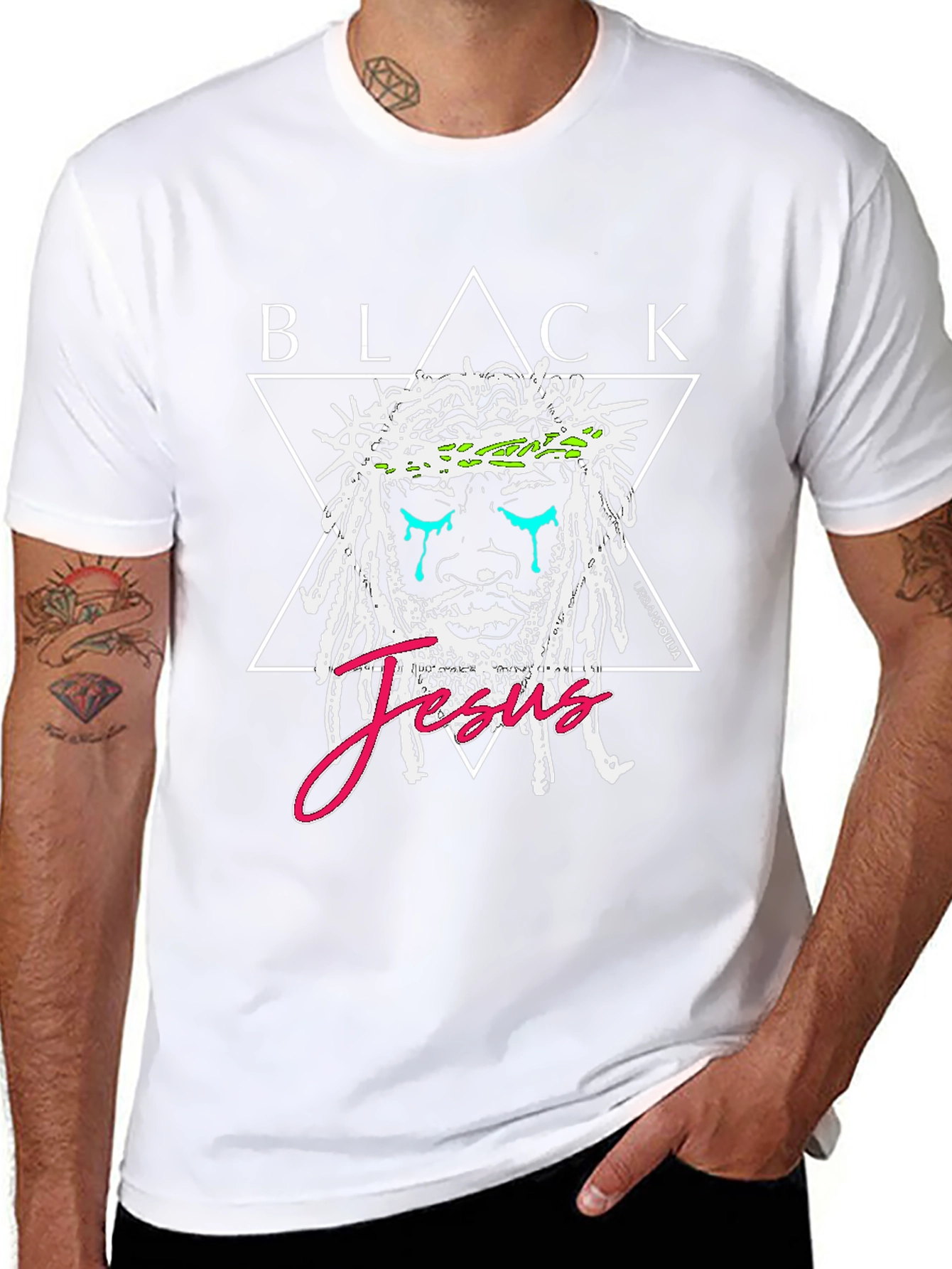Black Jesus Graphic Tee
