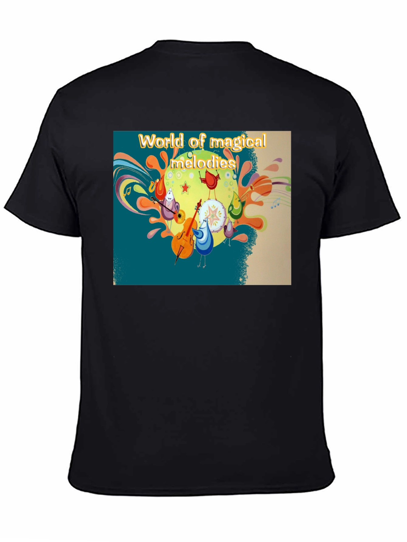 Magical Melodies T-Shirt - Funky Cartoon Design