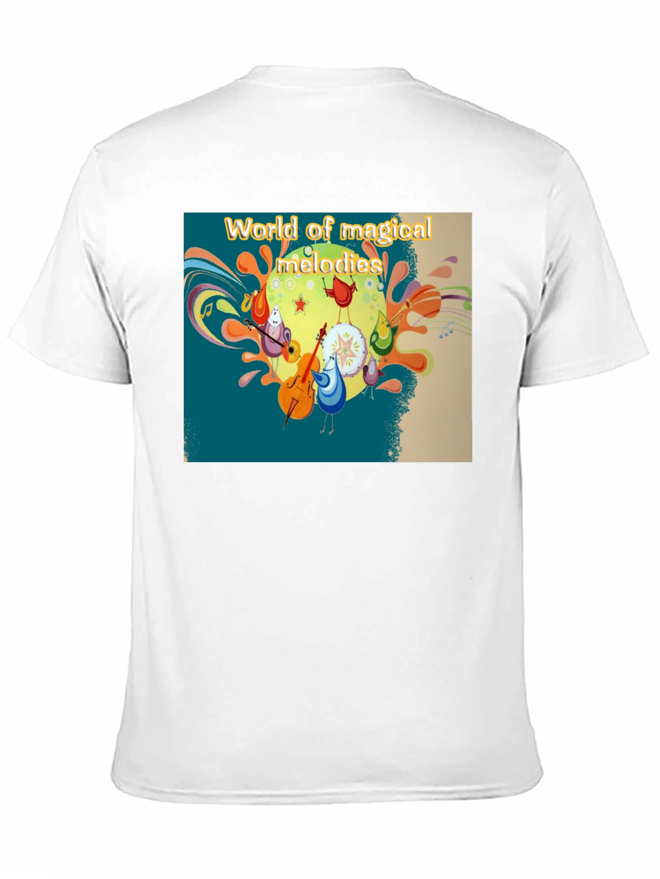 Magical Melodies T-Shirt - Funky Cartoon Design