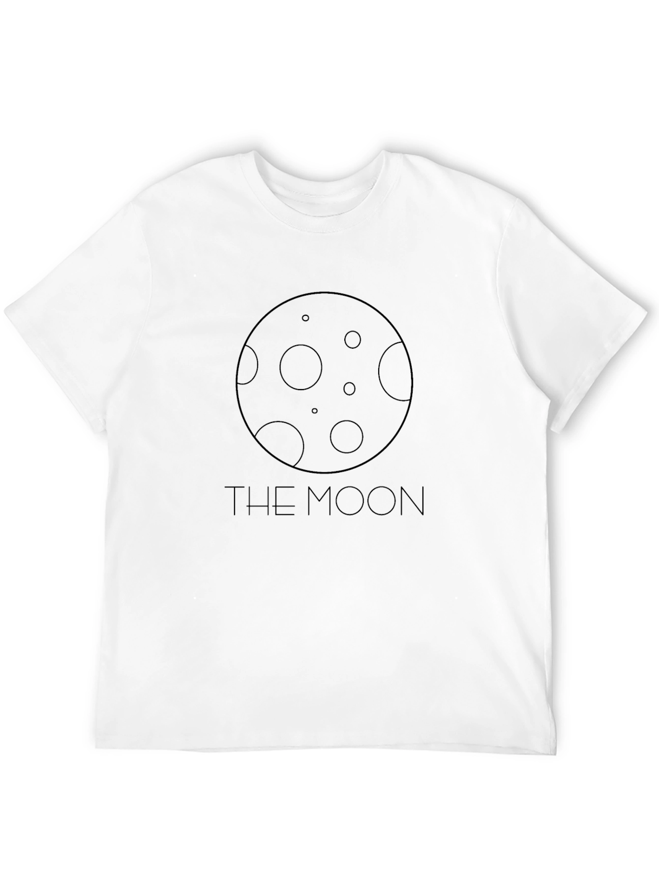 Moon Graphic Black T-Shirt - Casual Style