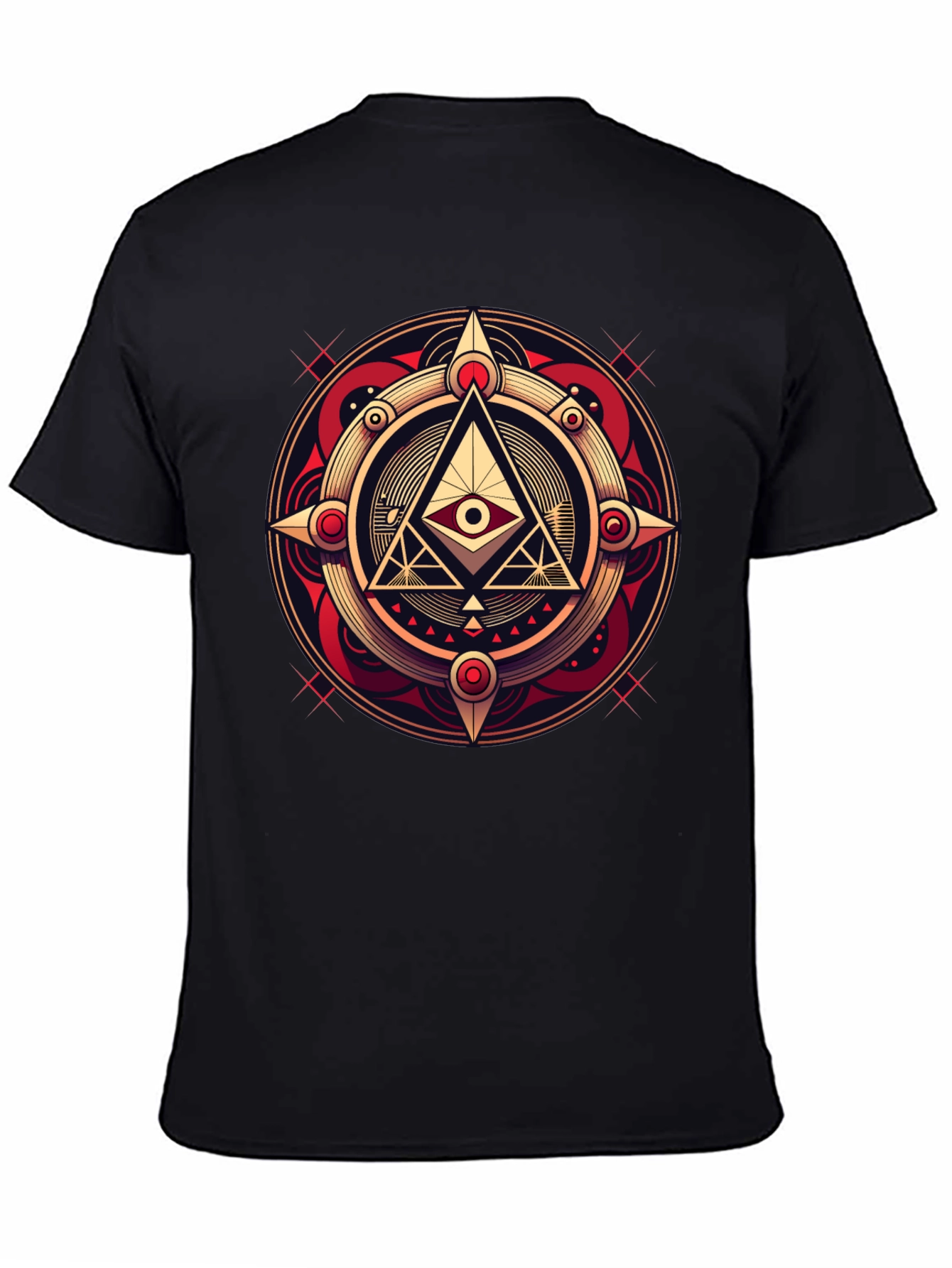 All Seeing Eye Graphic Tee - Illuminati Style Shirt