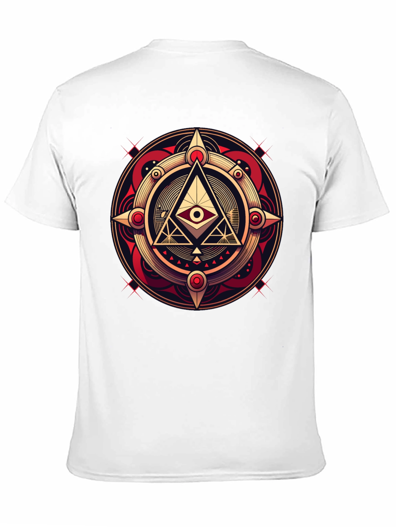 All Seeing Eye Graphic Tee - Illuminati Style Shirt