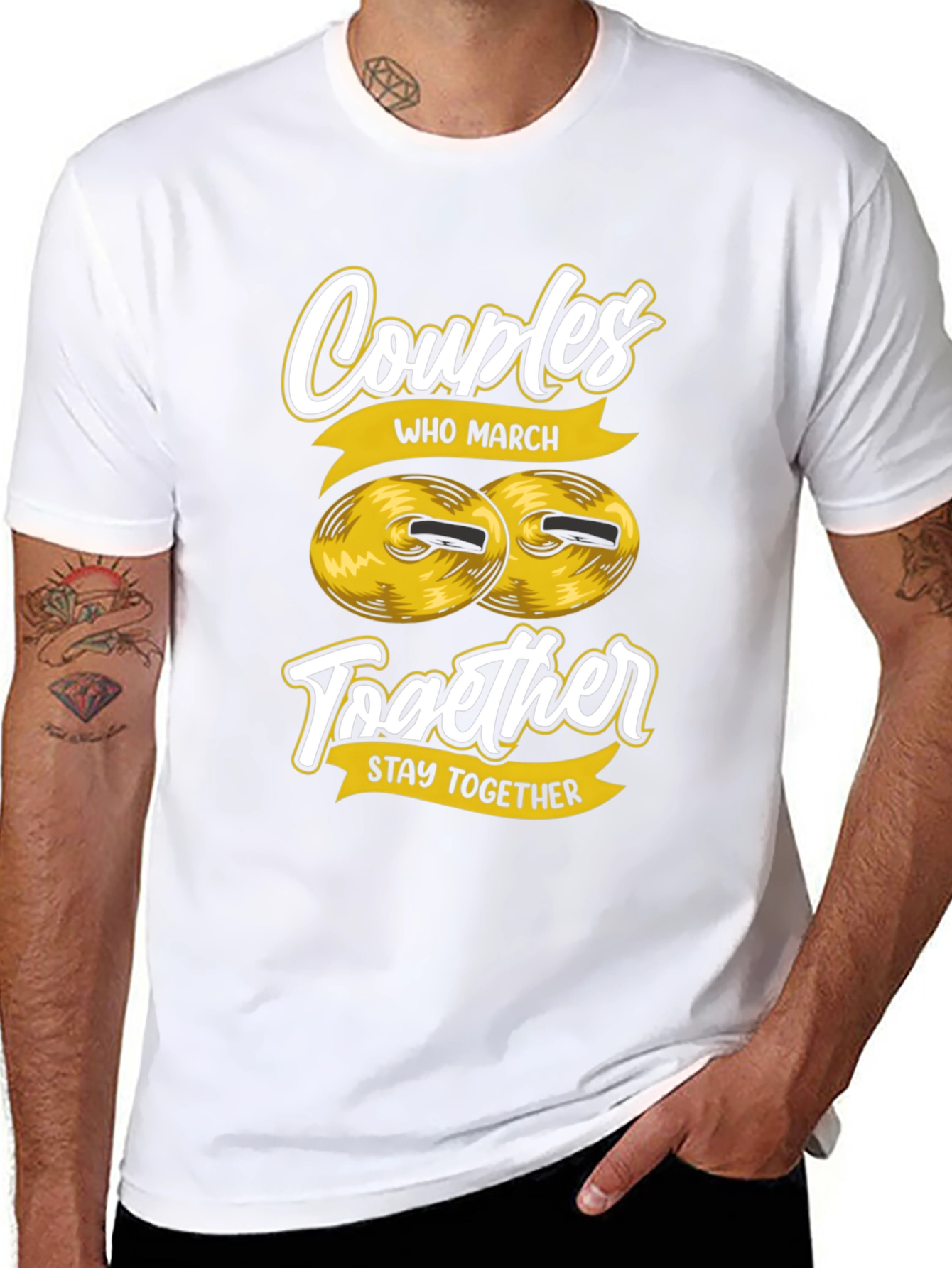 Couples Who March T-Shirt