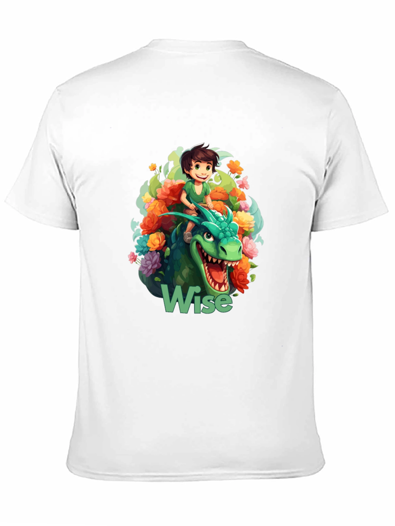 Wise Dragon Rider Graphic T-Shirt