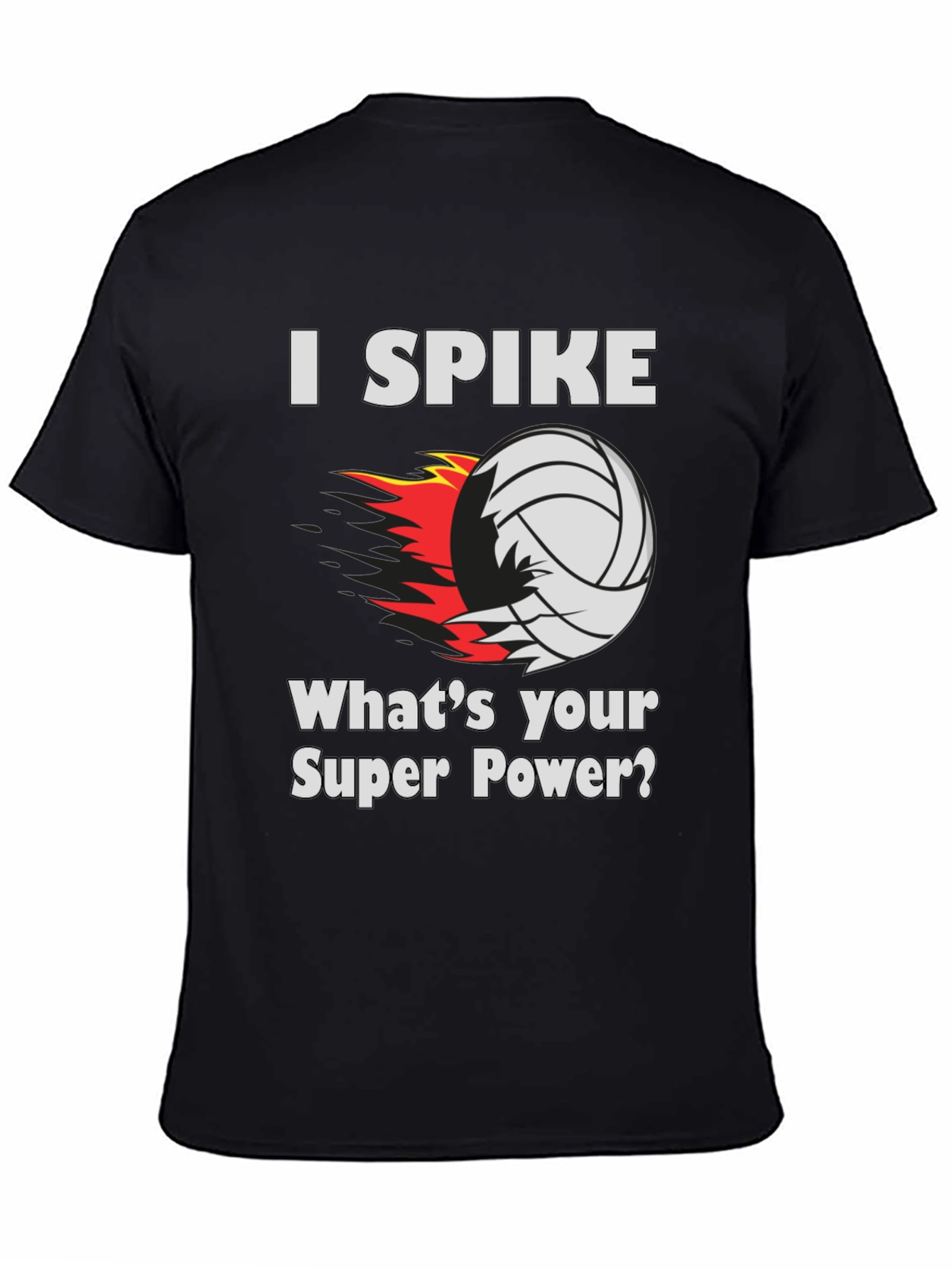 Volleyball Spike Super Power T-Shirt